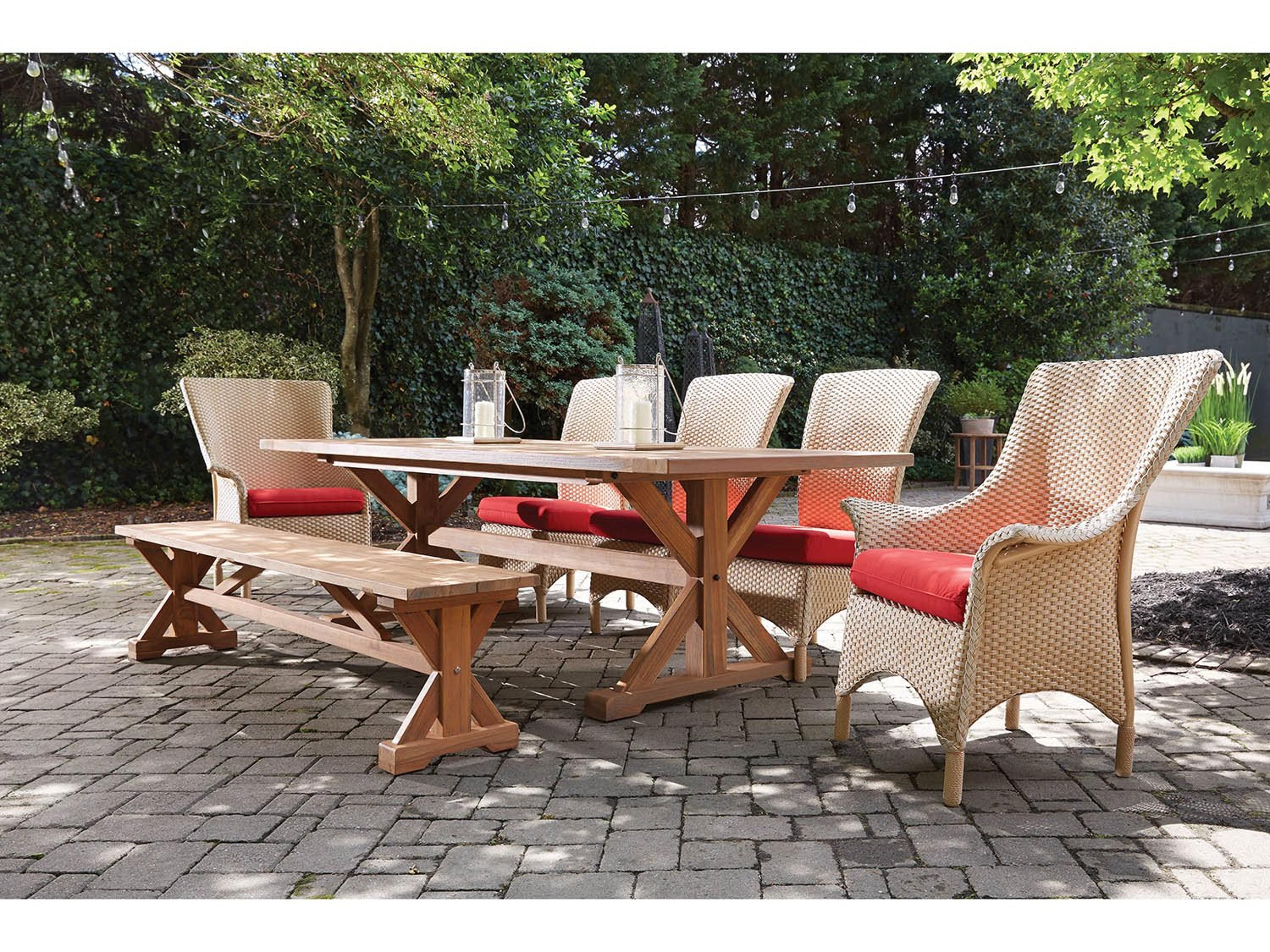 Lloyd Flanders Mandalay Wicker Outdoor Patio Dining Set