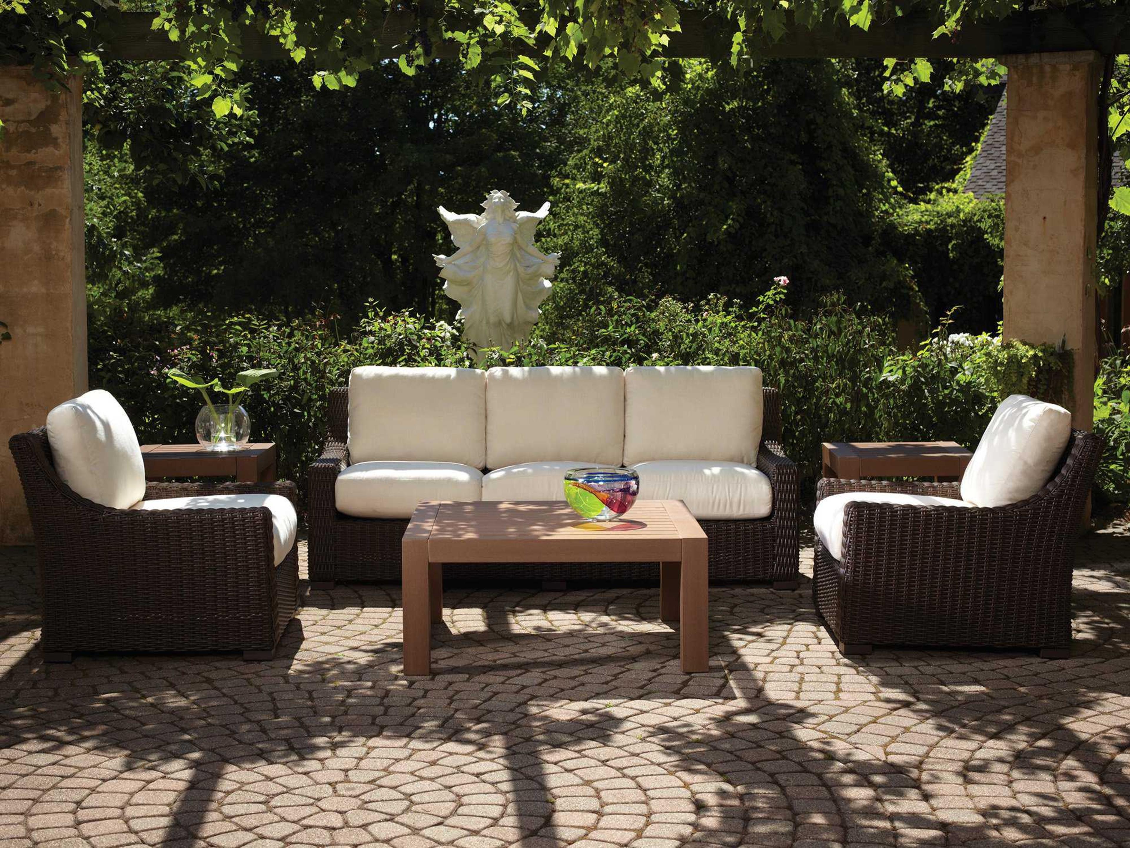 Lloyd Flanders Mesa Wicker Cushion Outdoor Lounge Set