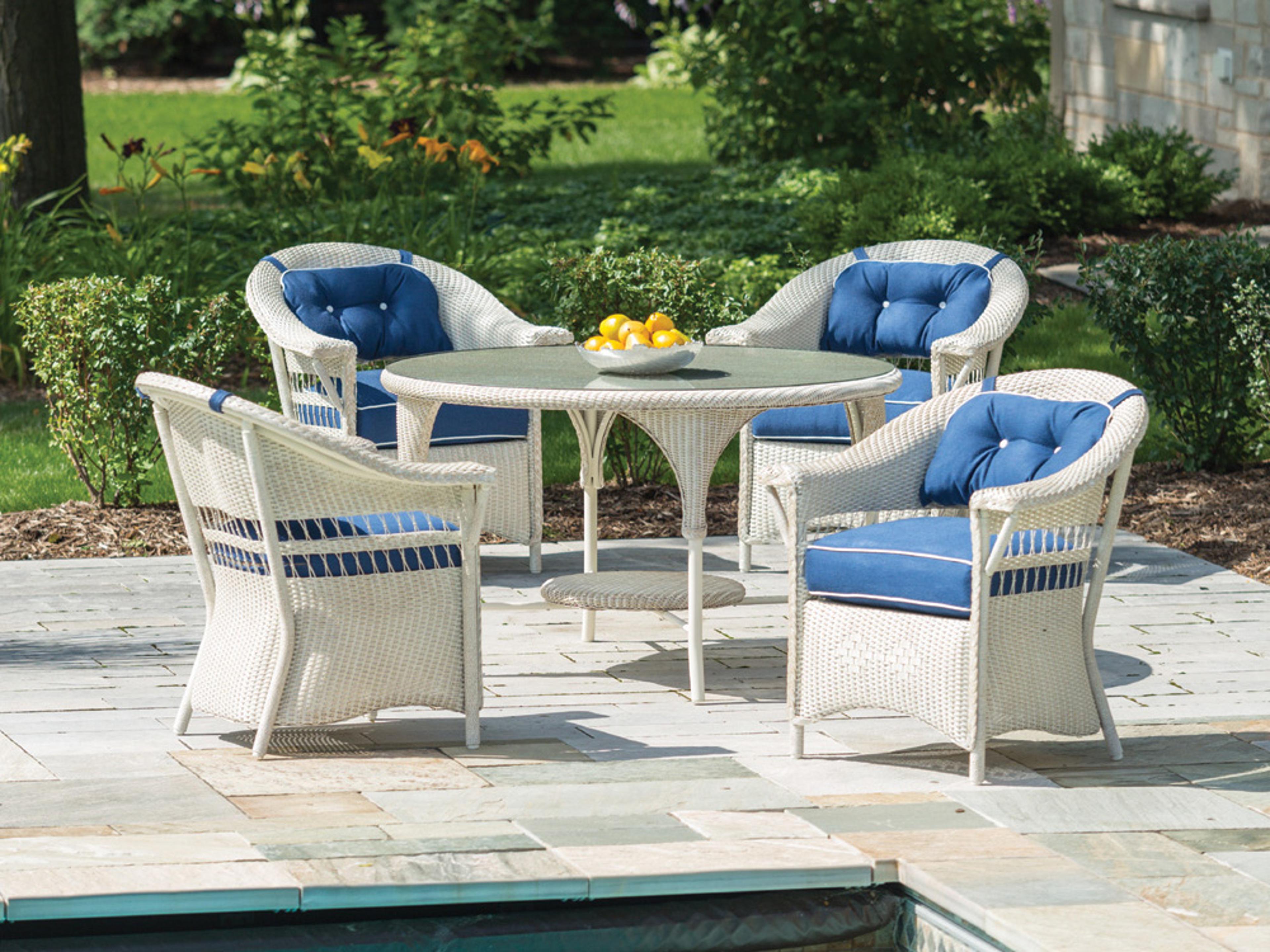 Lloyd Flanders Nantucket Wicker Patio Dining Set