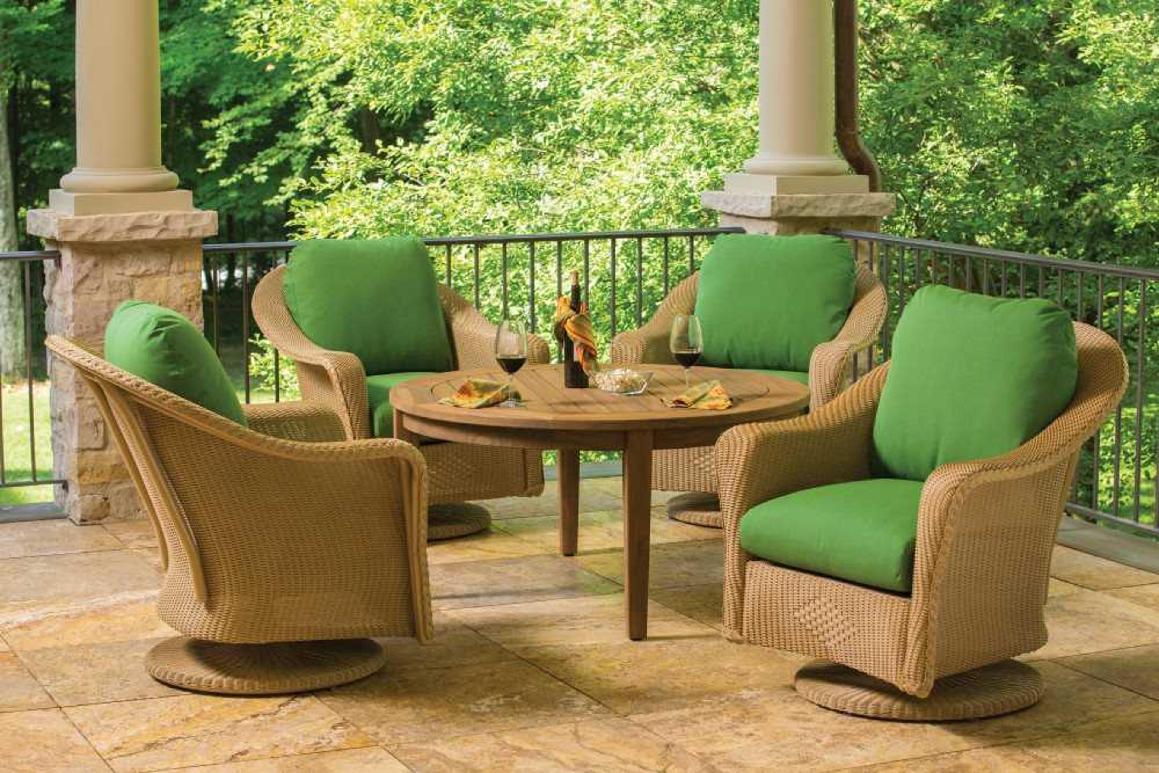 Lloyd Flanders Reflections Wicker Patio Lounge Set