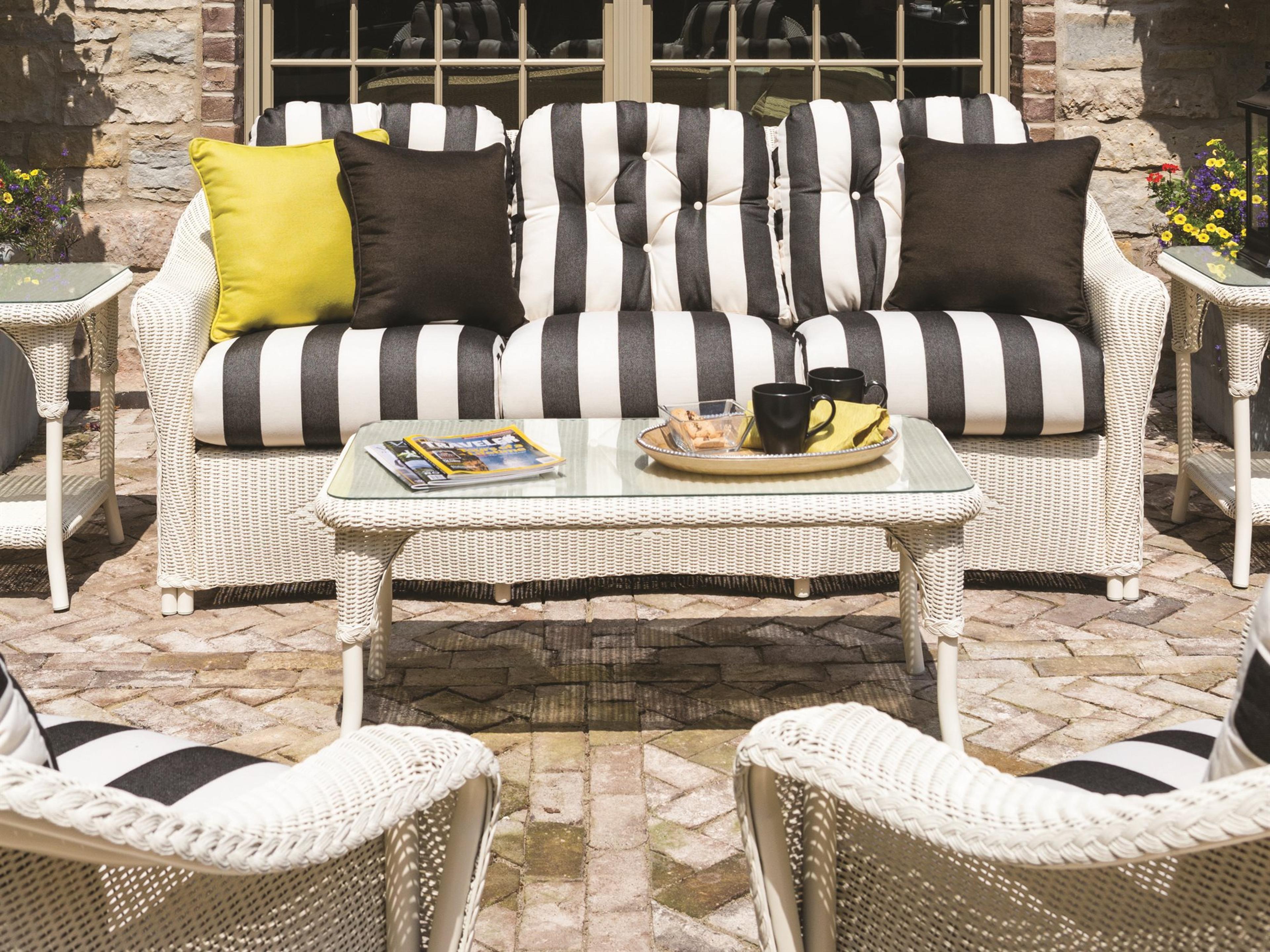 Lloyd Flanders Reflections Wicker Patio Lounge Set