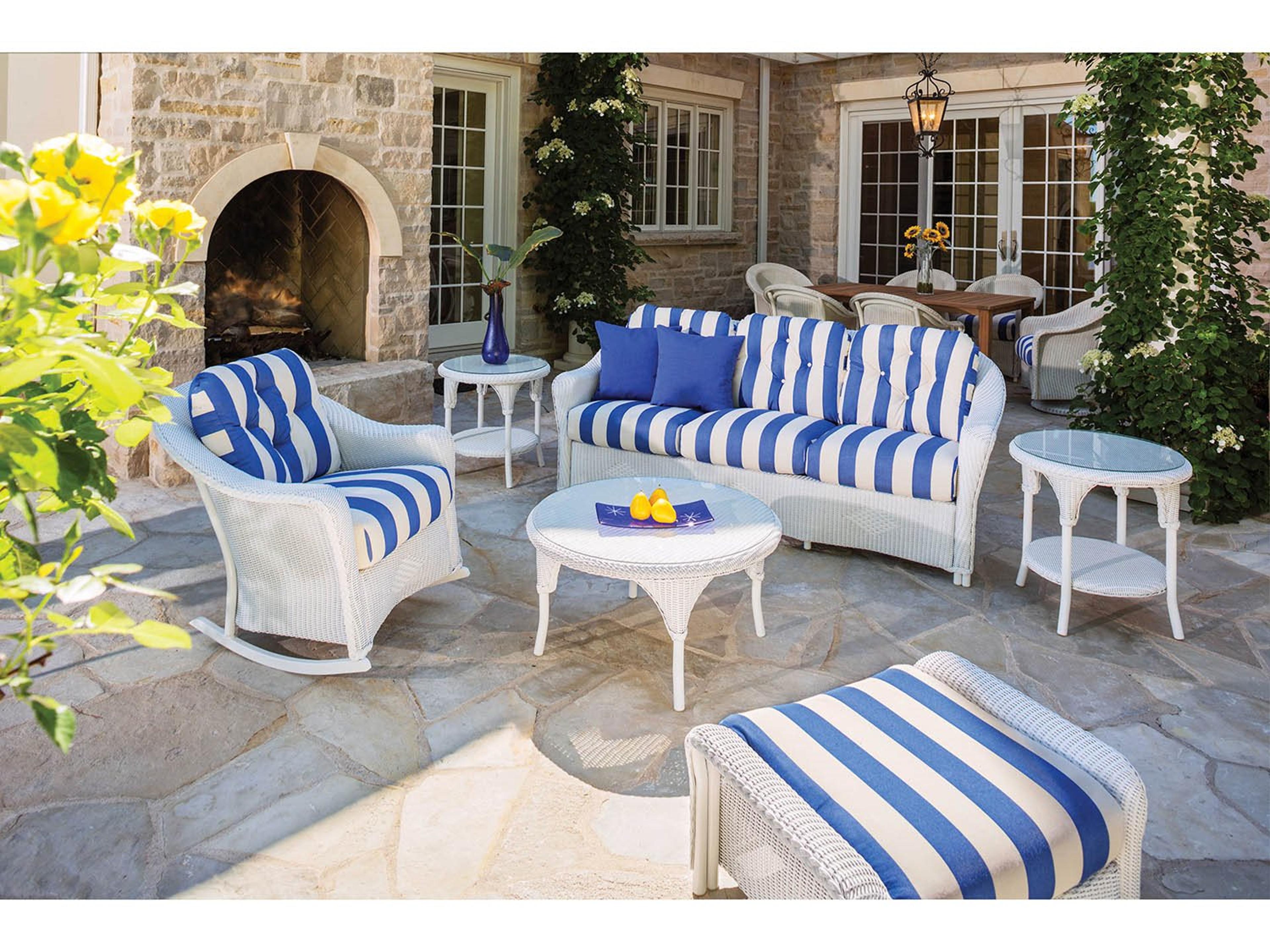 Lloyd Flanders Reflections Wicker Patio Lounge Set