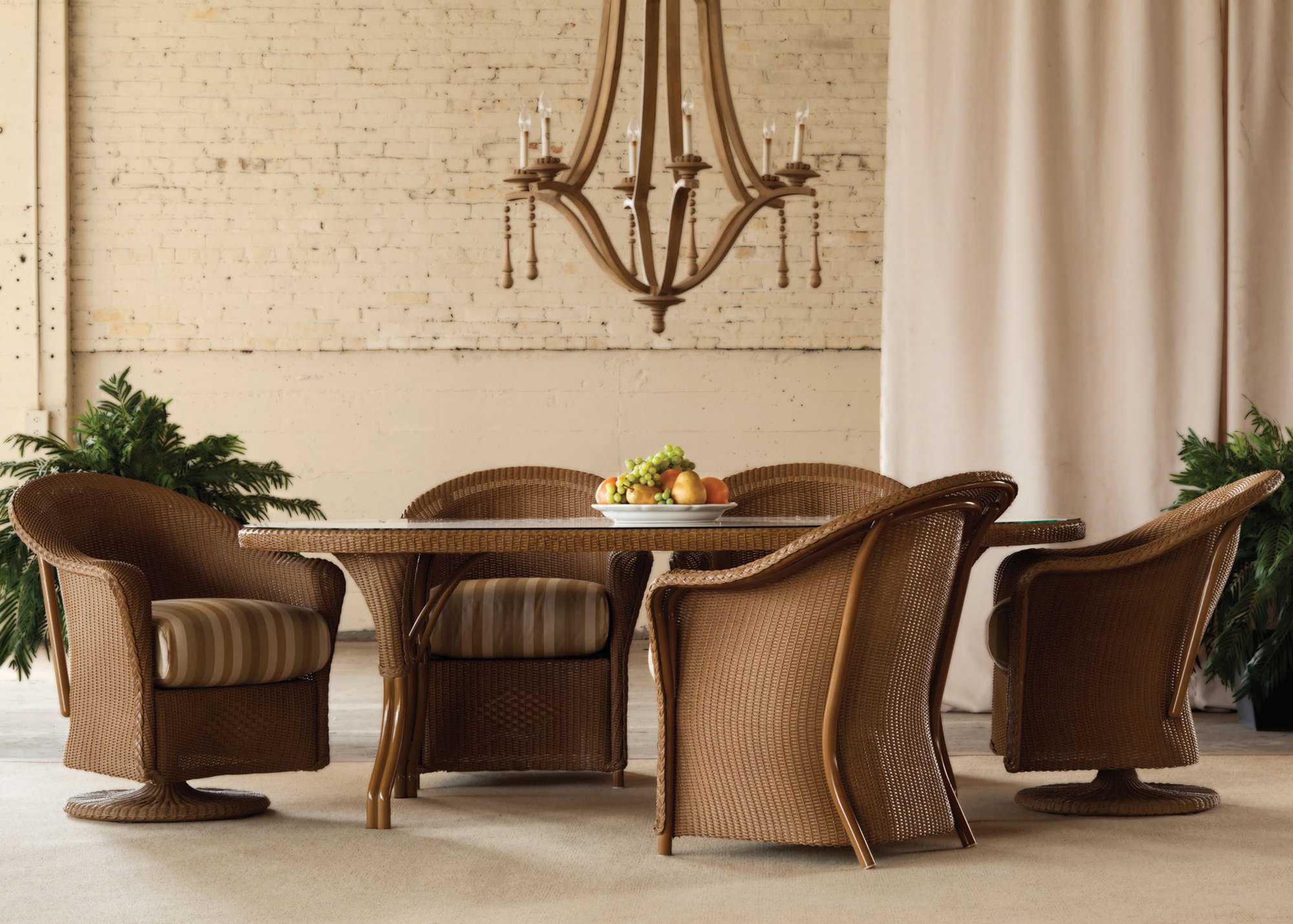 Lloyd Flanders Reflections Wicker Outdoor Patio Dining Set