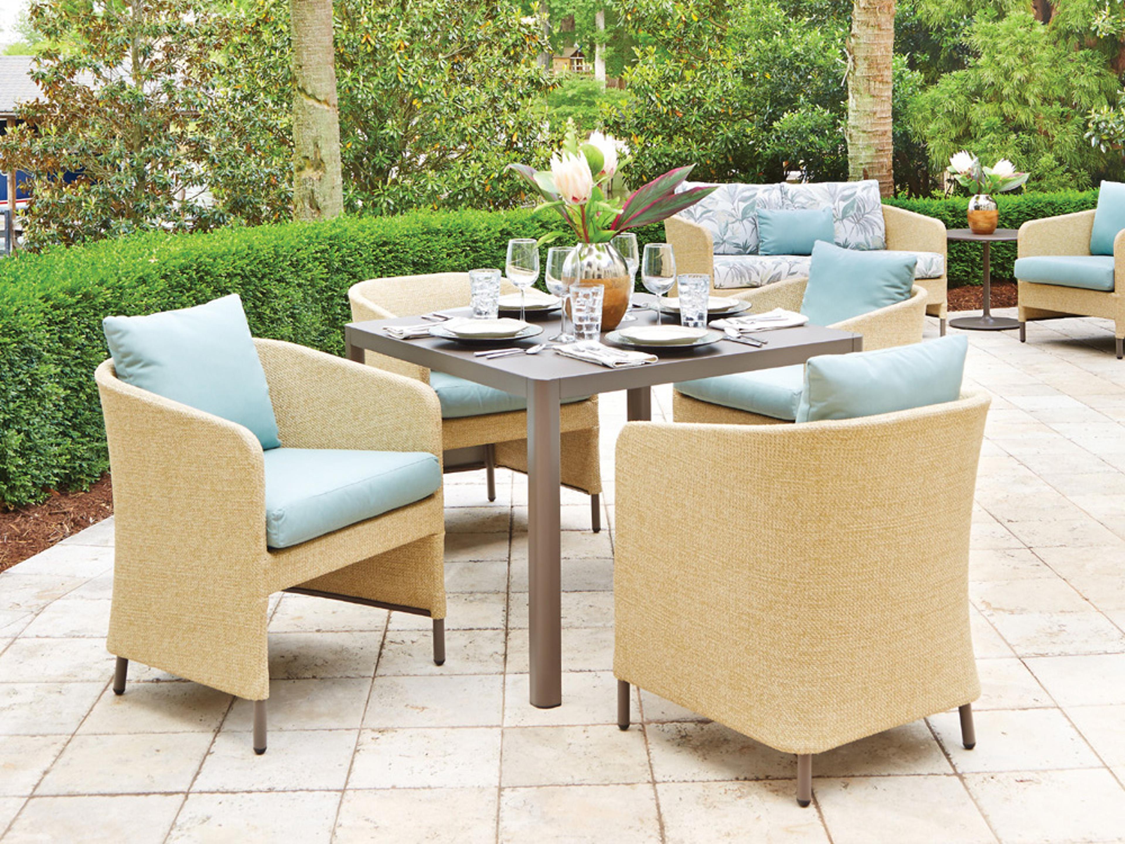 Lloyd Flanders Verona Wicker Outdoor Dining Set