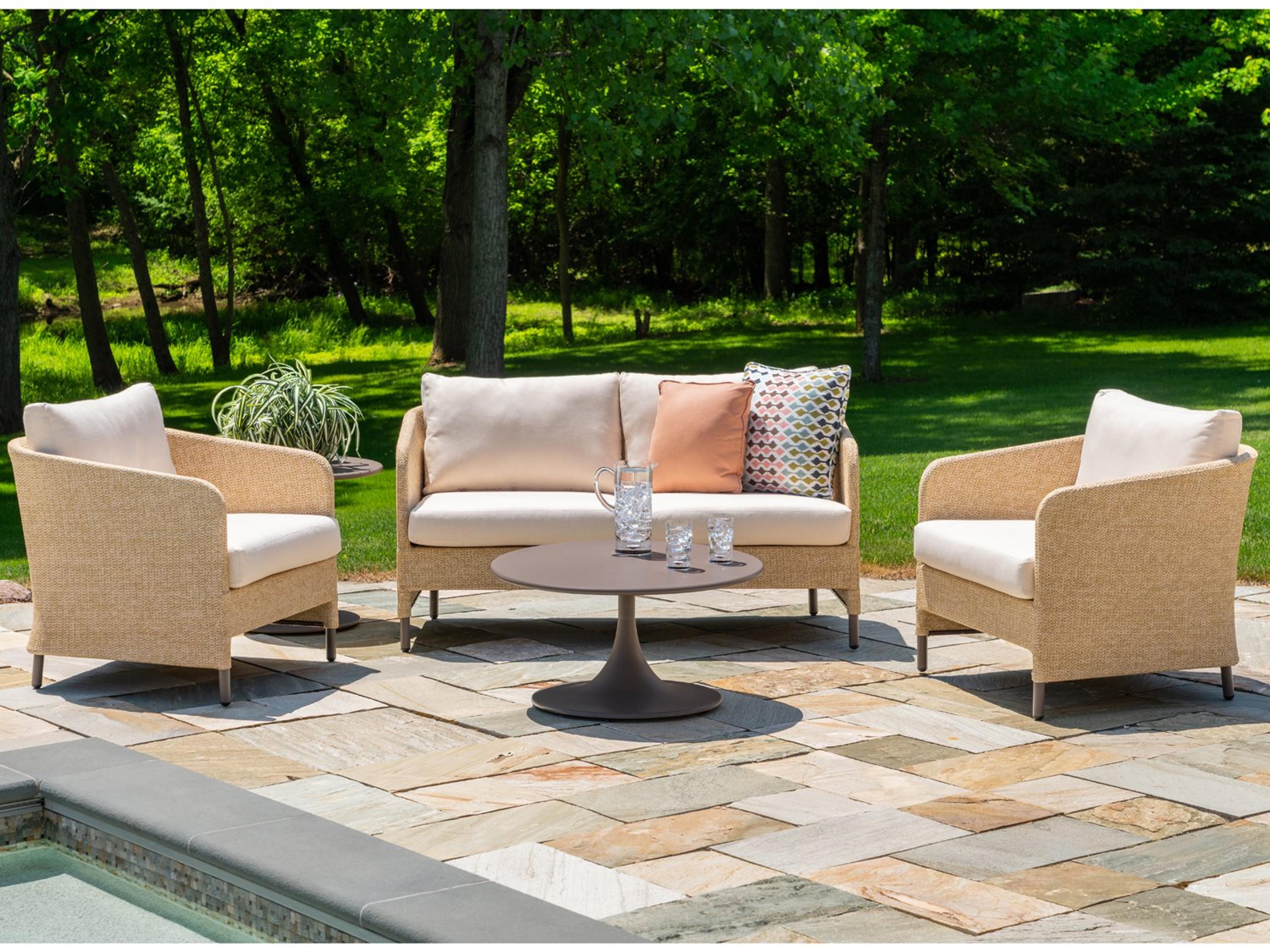 Lloyd Flanders Verona Wicker Patio Lounge Set