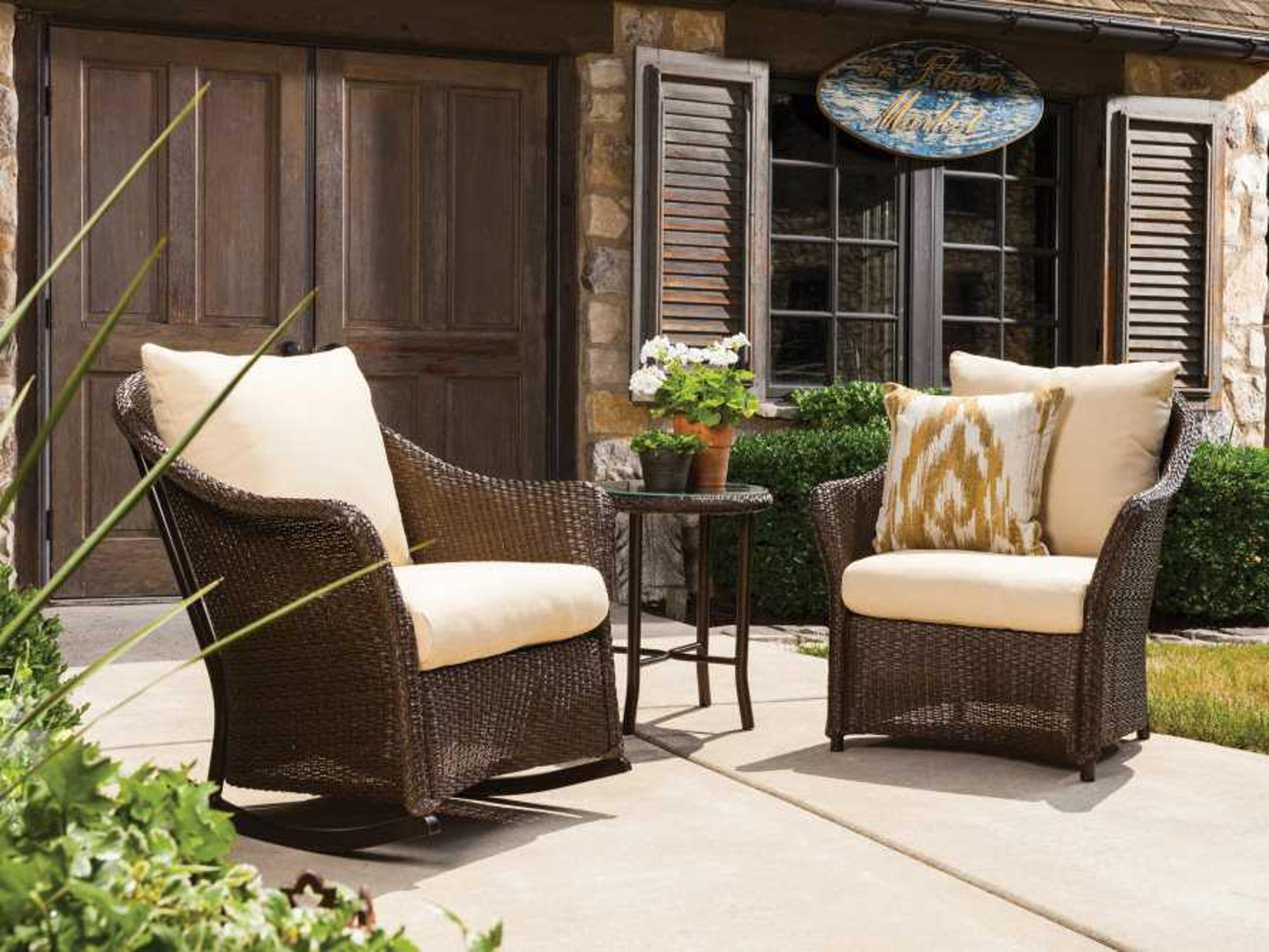 Lloyd Flanders Weekend Retreat Wicker Patio Lounge Set