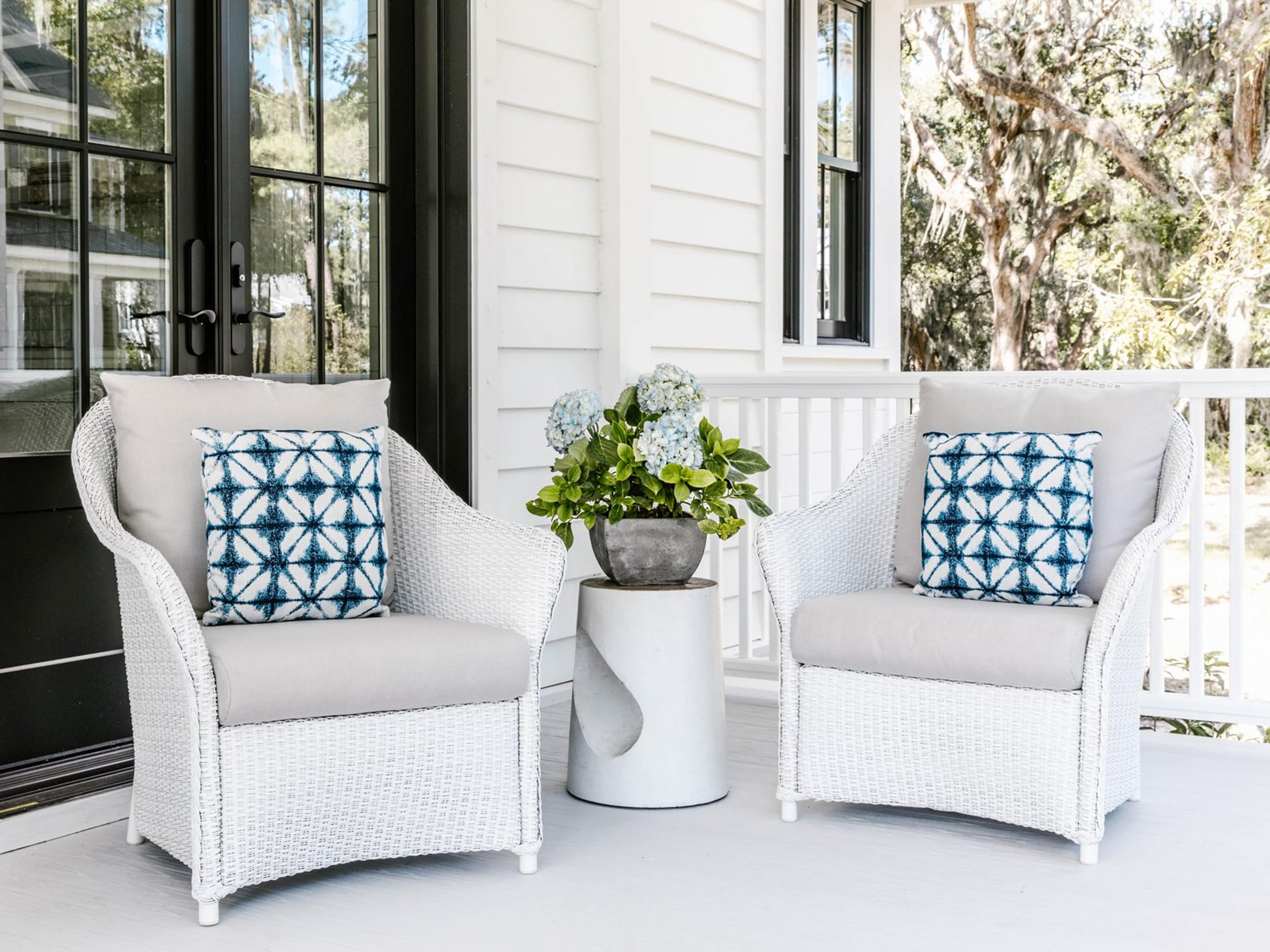 Lloyd Flanders Weekend Retreat Wicker Outdoor Patio Lounge Set