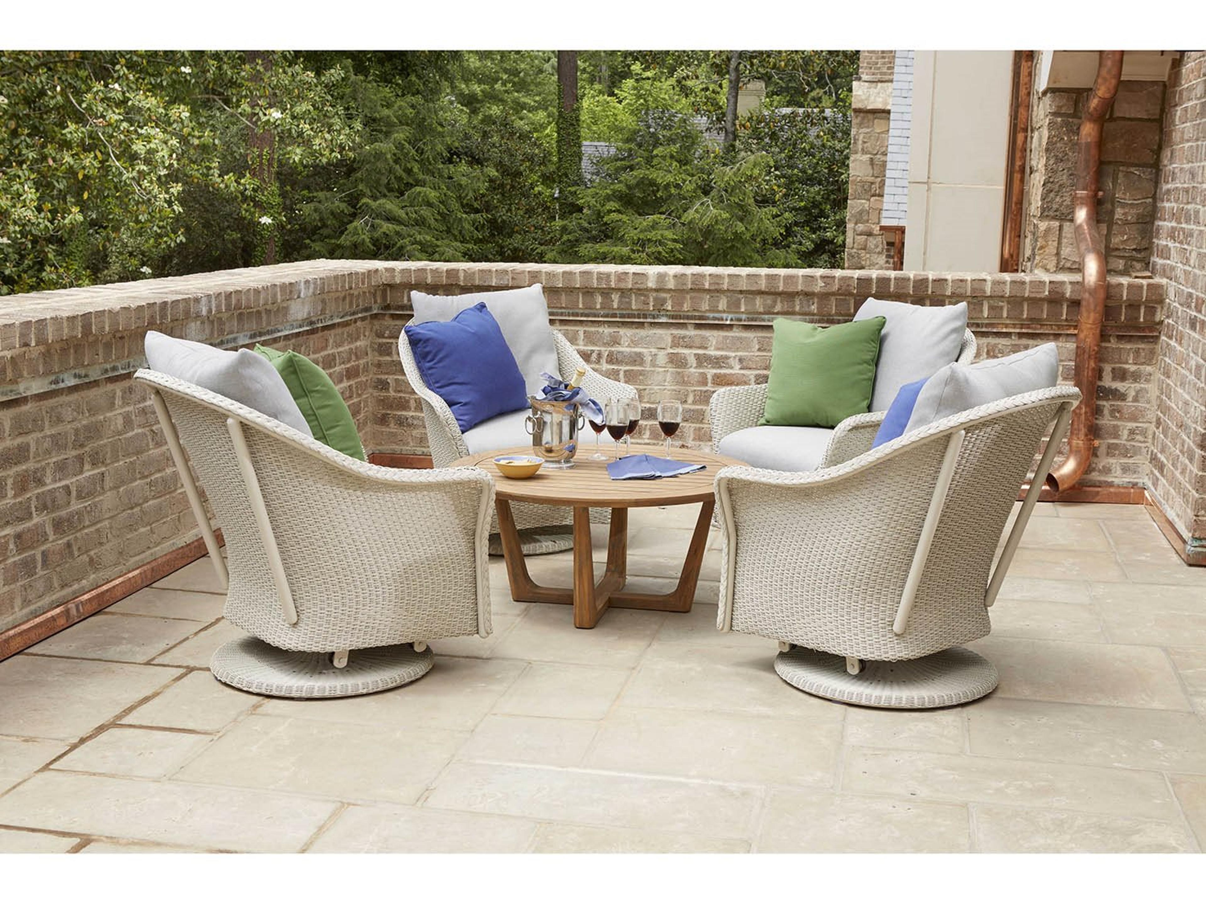 Lloyd Flanders Weekend Retreat Wicker Outdoor Lounge Set