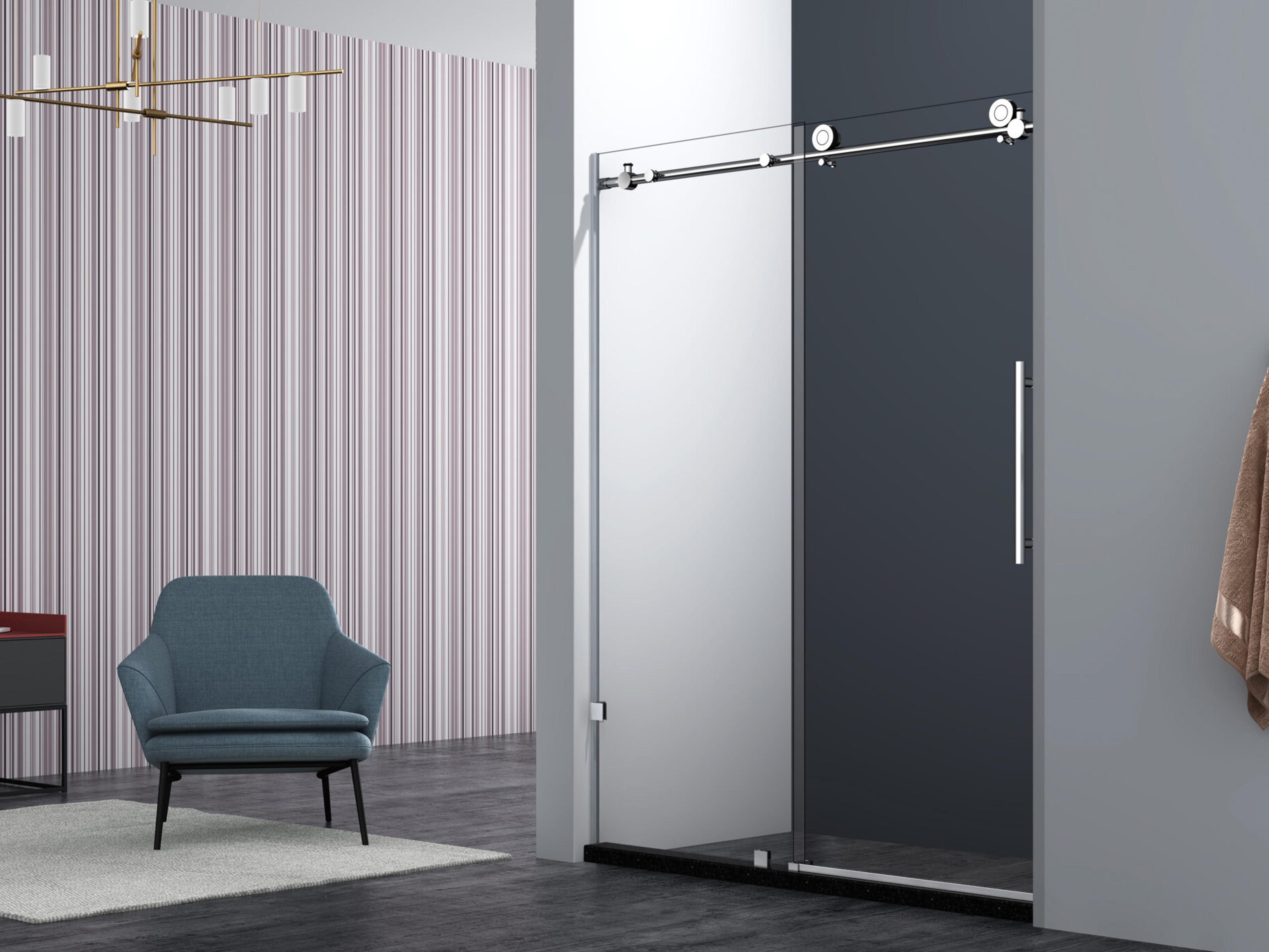 Legion Furniture Gd Shower Door With Chrome Hardware
