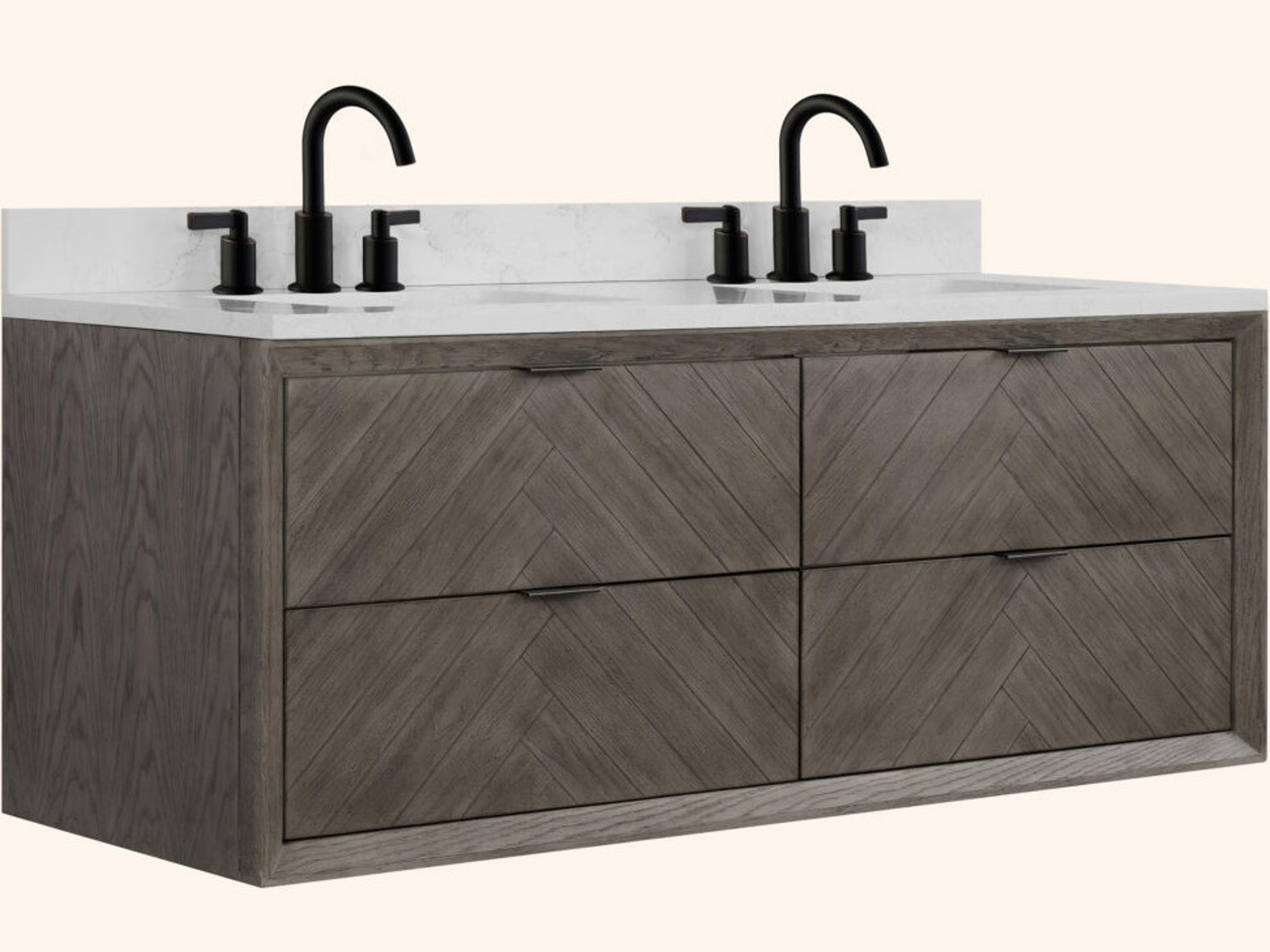 Legion Furniture Wh Series Grey Oak Vanity
