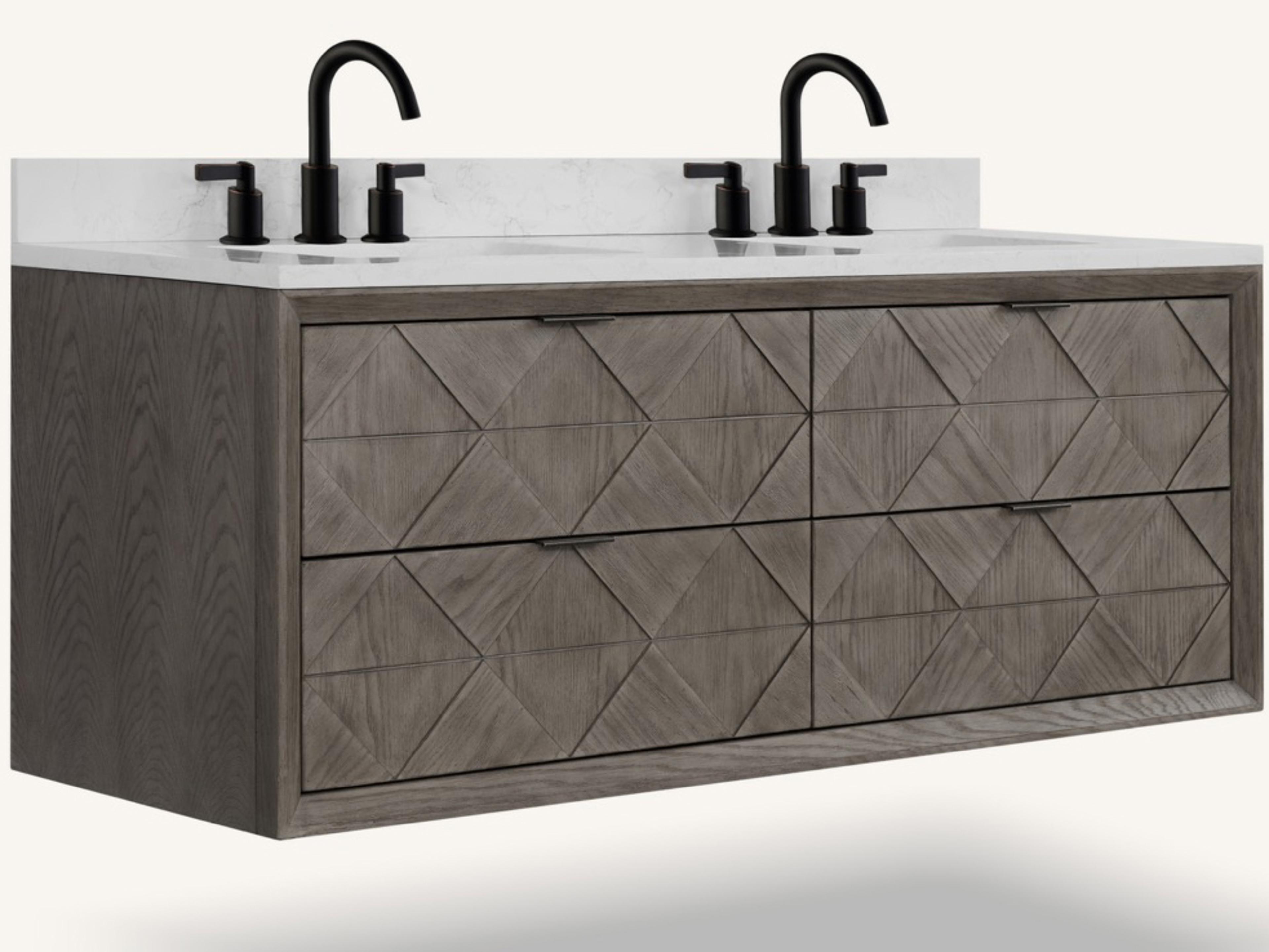 Legion Furniture Wh Series Grey Oak Vanity