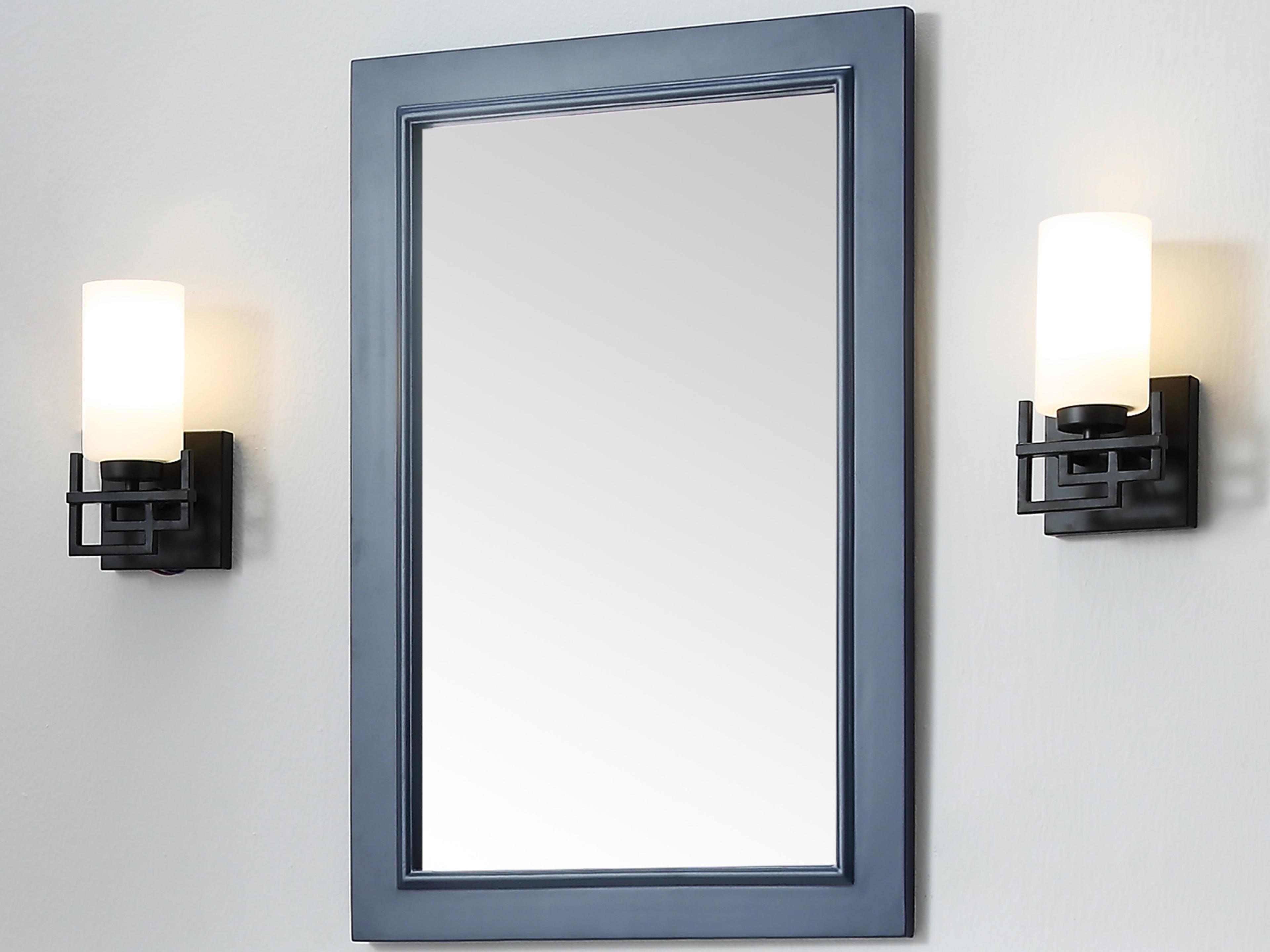 Legion Furniture Wh Series Blue Wall Mirror Vertical