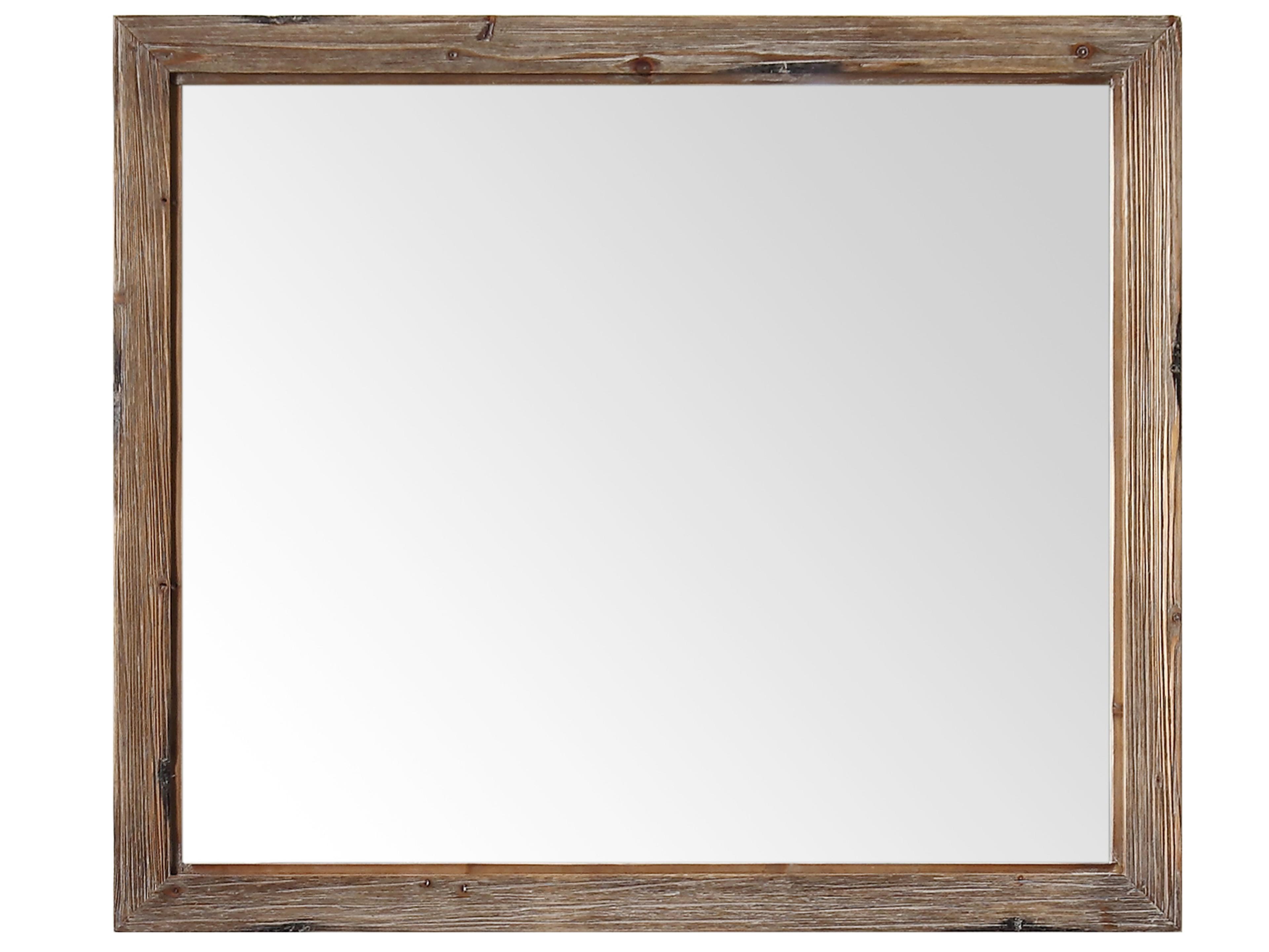 Legion Furniture Wh Series Brown Wall Mirror Landscape