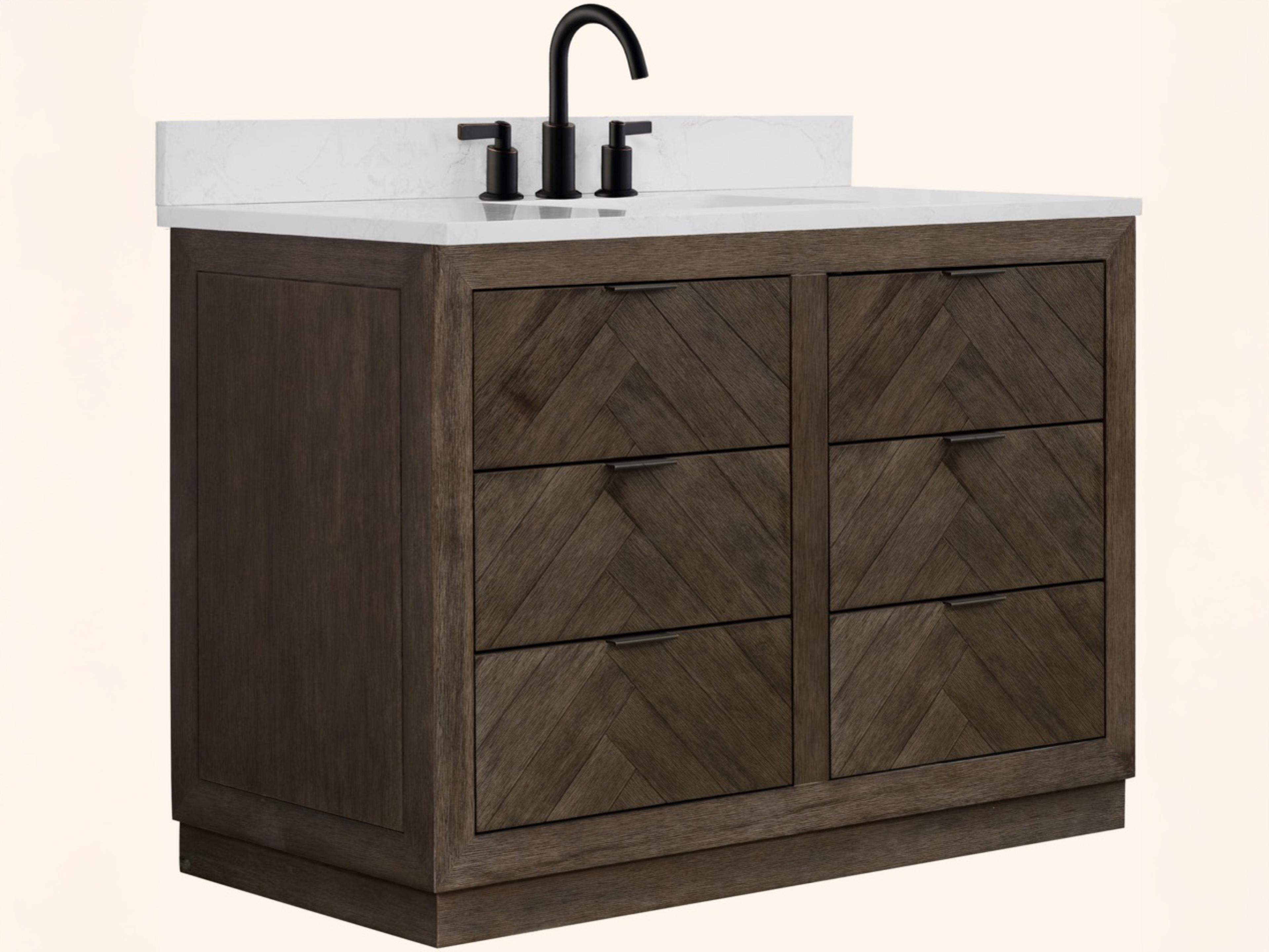 Legion Furniture Wh Series Brown Vanity