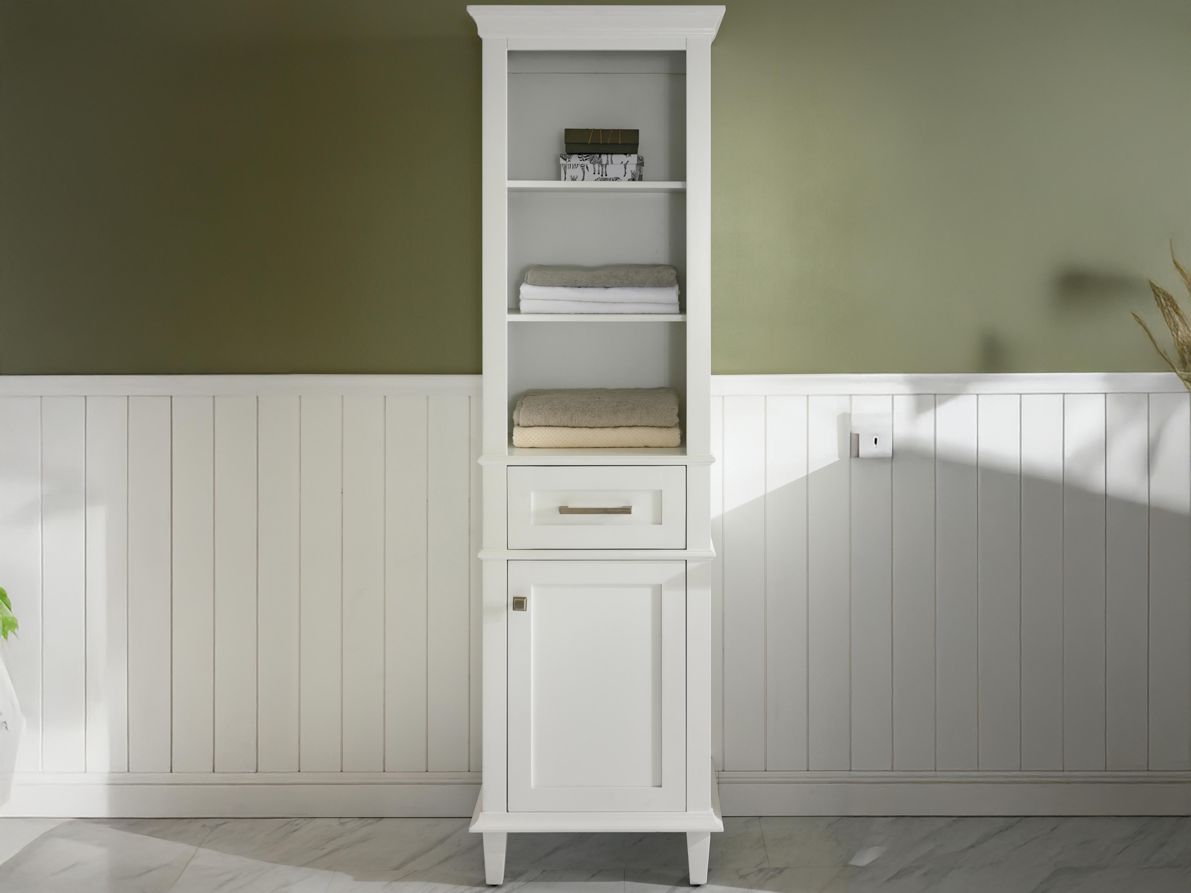 Legion Furniture Wlf Series White Linen Cabinet