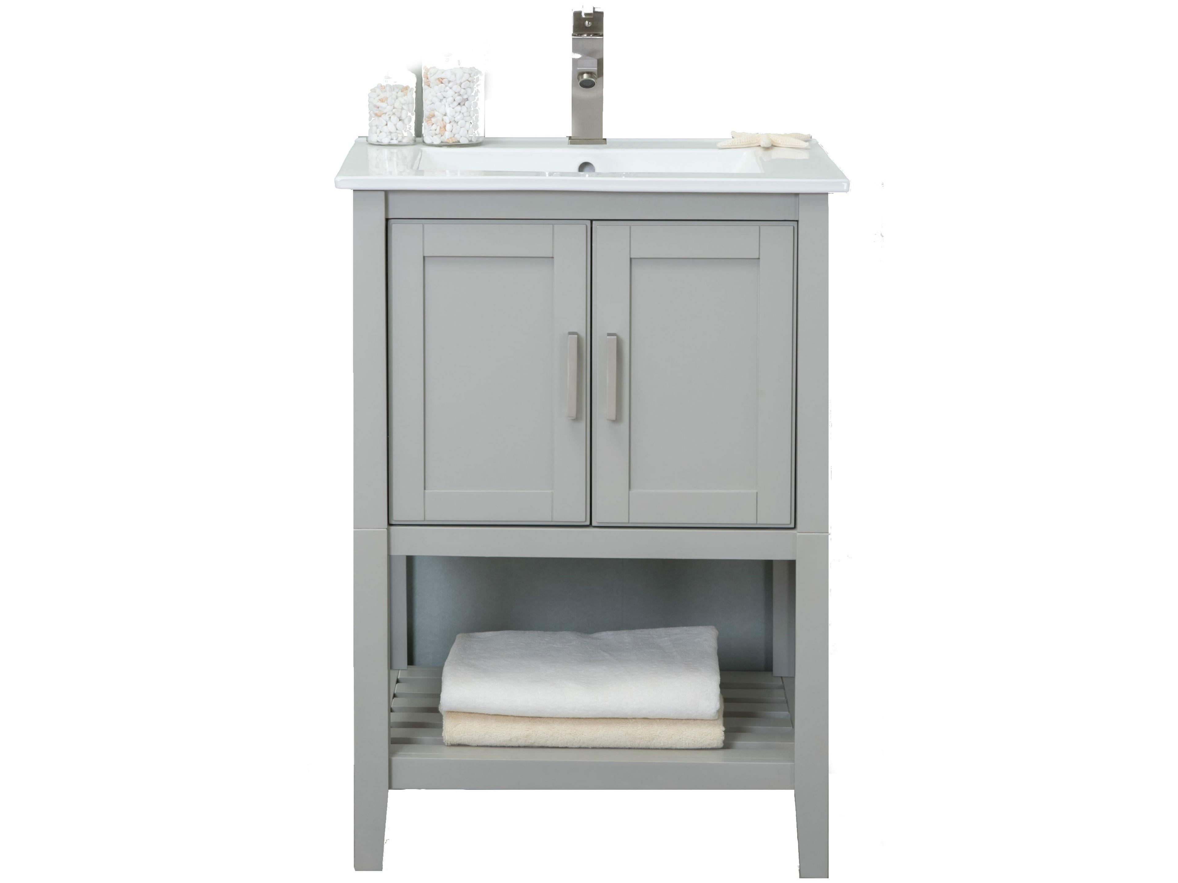 Legion Furniture Wlf Series Sink Vanity White Gray