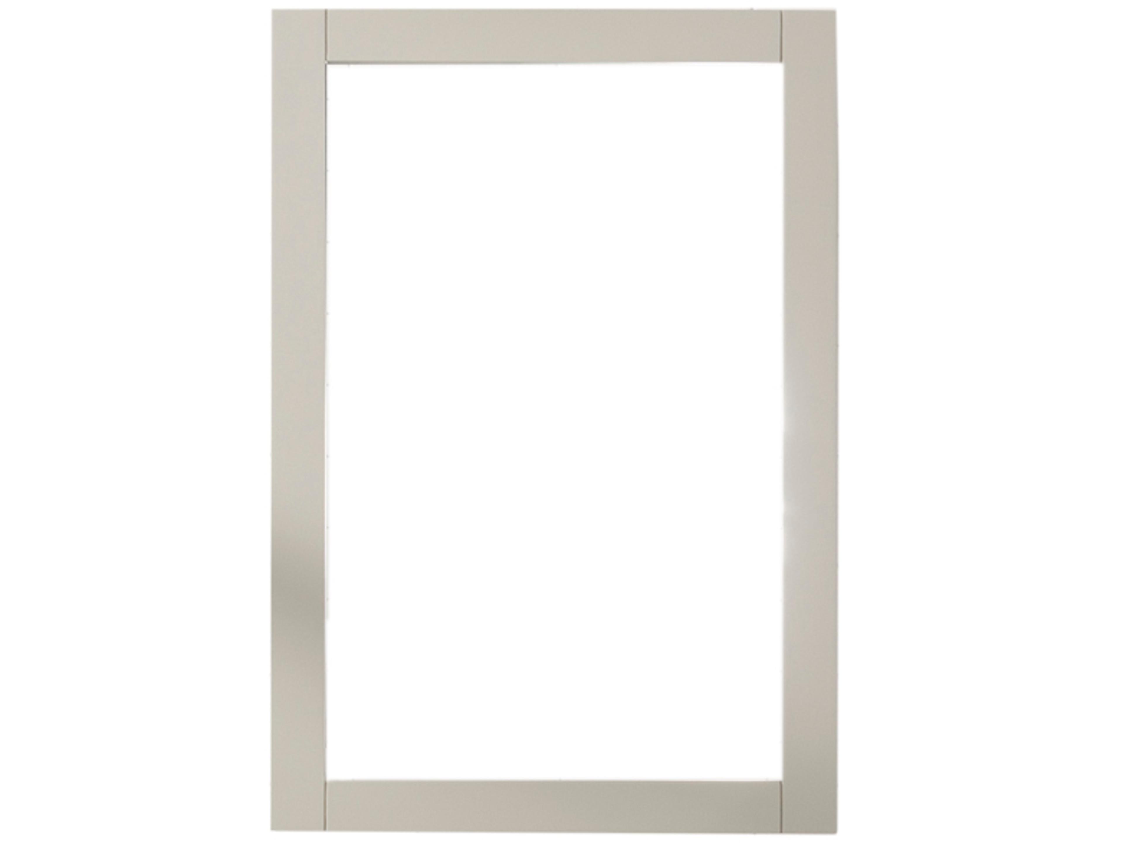 Legion Furniture Wlf Series White Gray Wall Mirror Vertical
