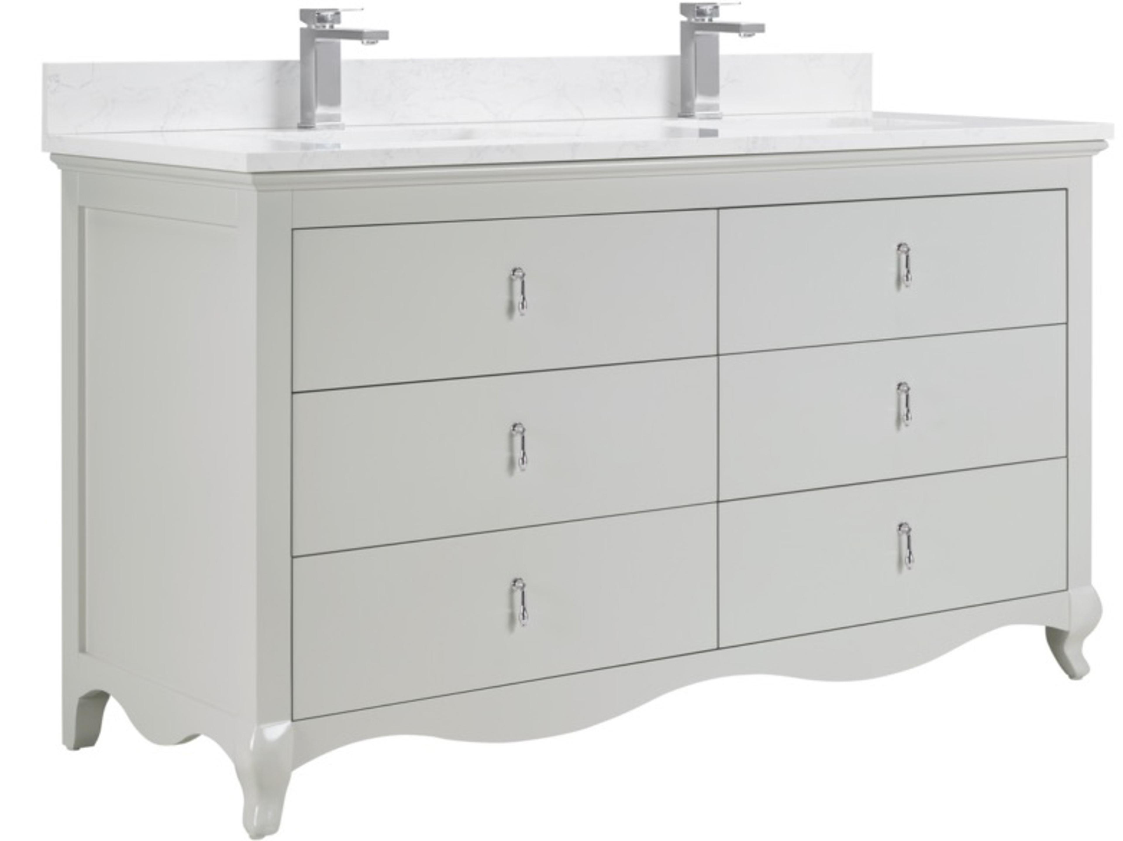 Legion Furniture Ws Series Silver Strand Vanity
