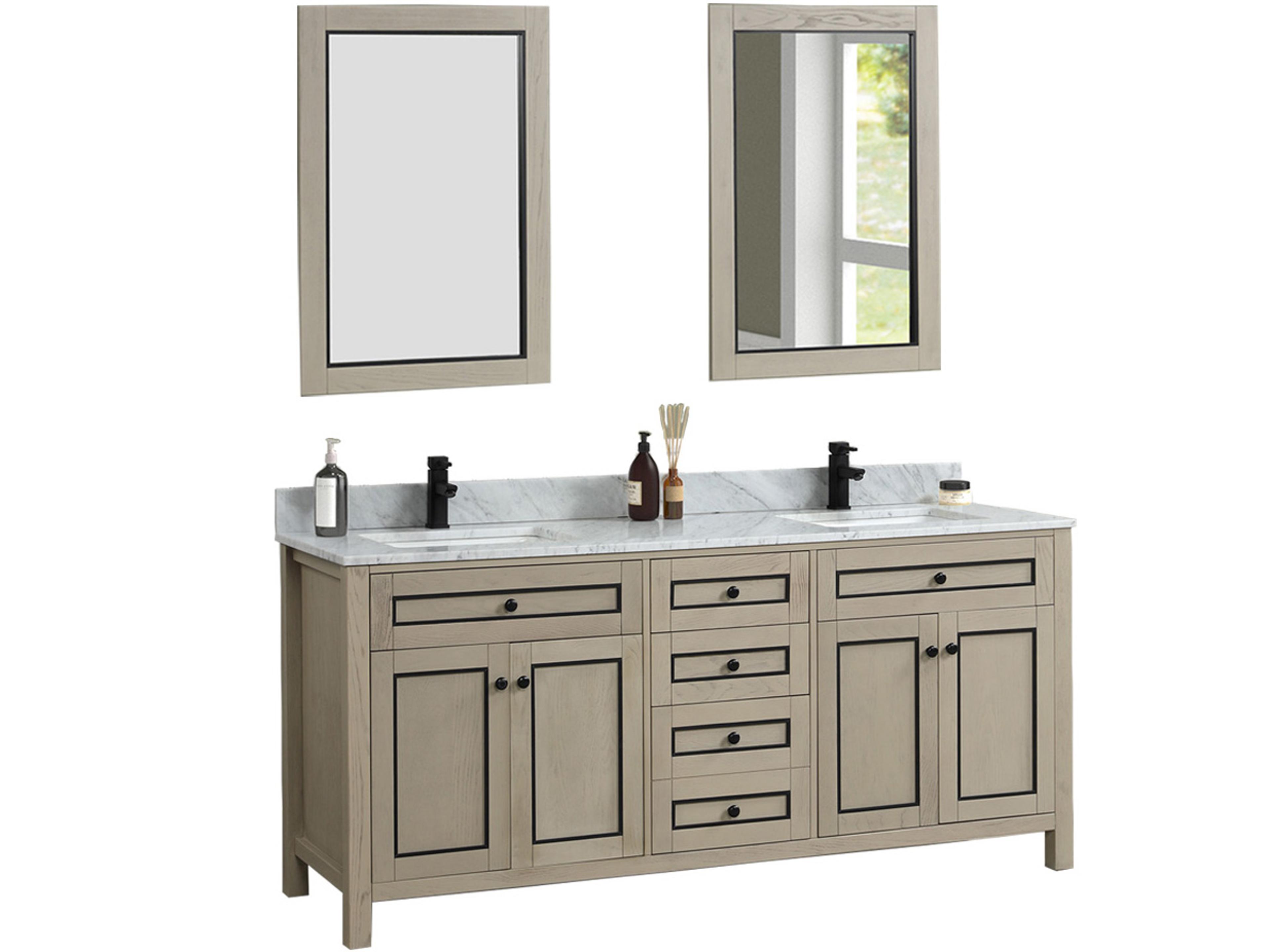 Legion Furniture Wv Series Light Oak Vanity