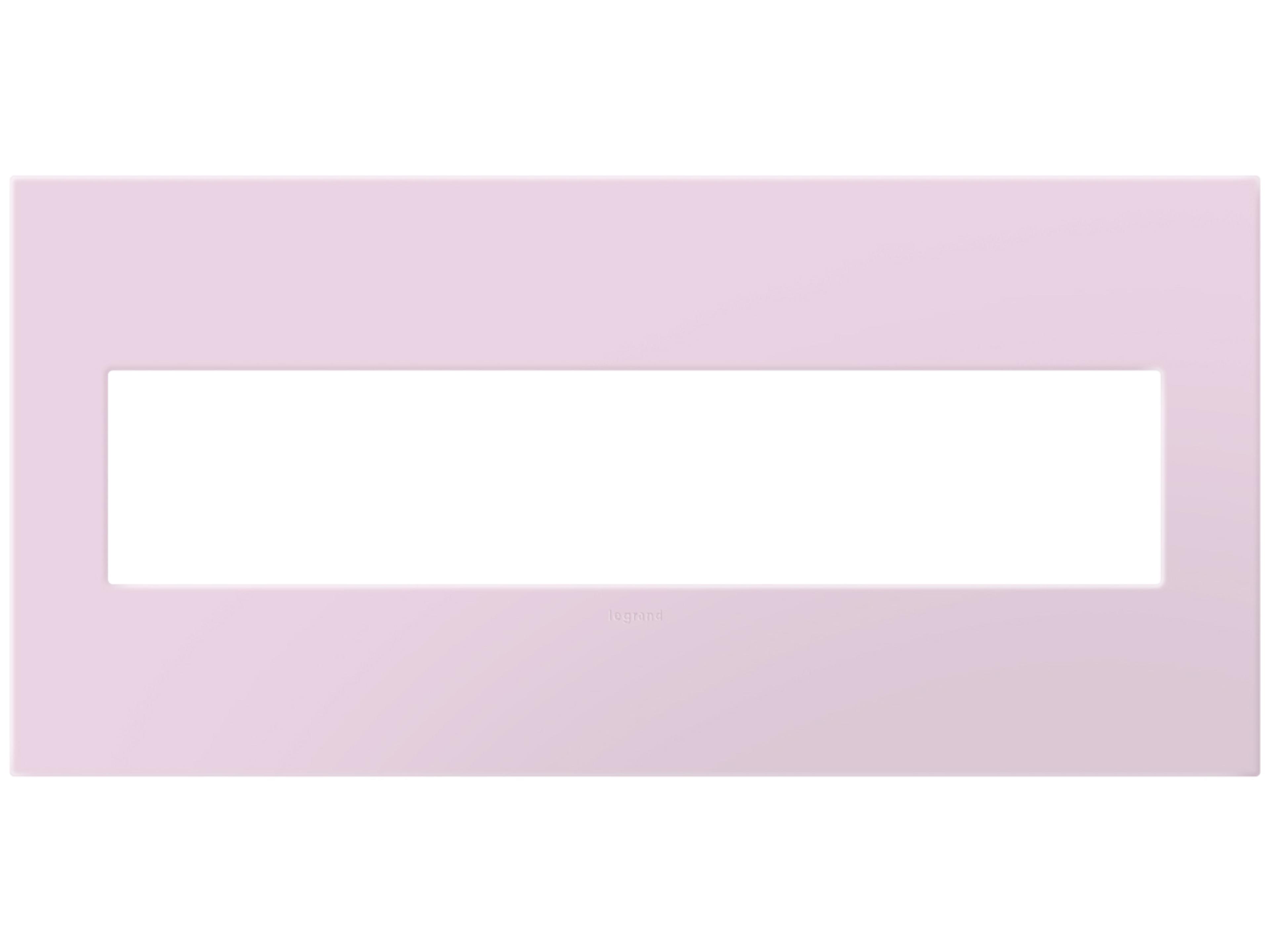 Legrand Plastics Rosa Five-Gang Screwless Wall Plate with Microban