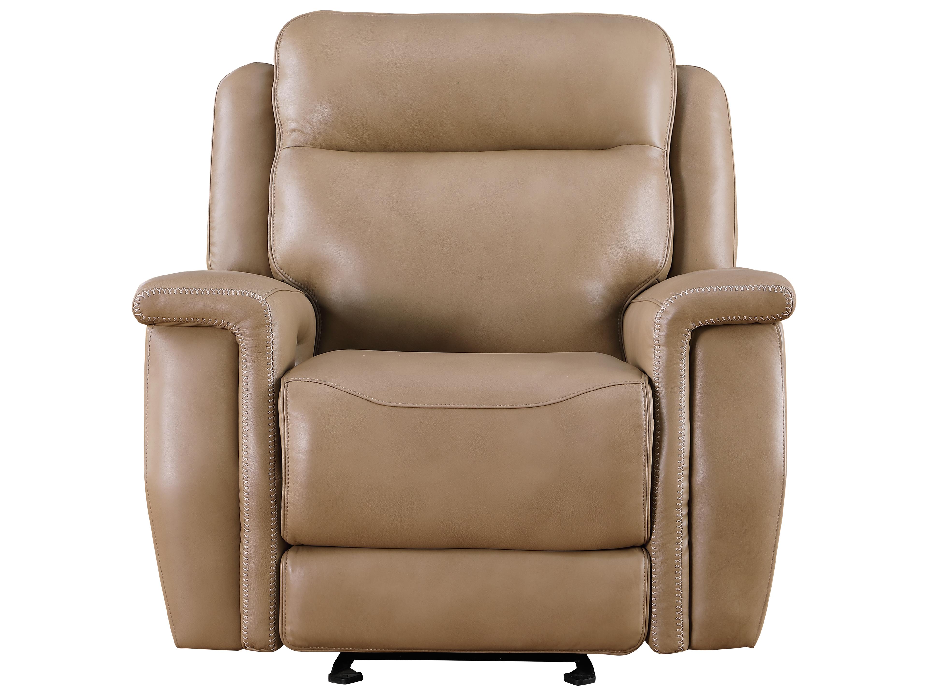 Leather Italia USA Fischer Chair - Glider 2P 1306Lv Saddle