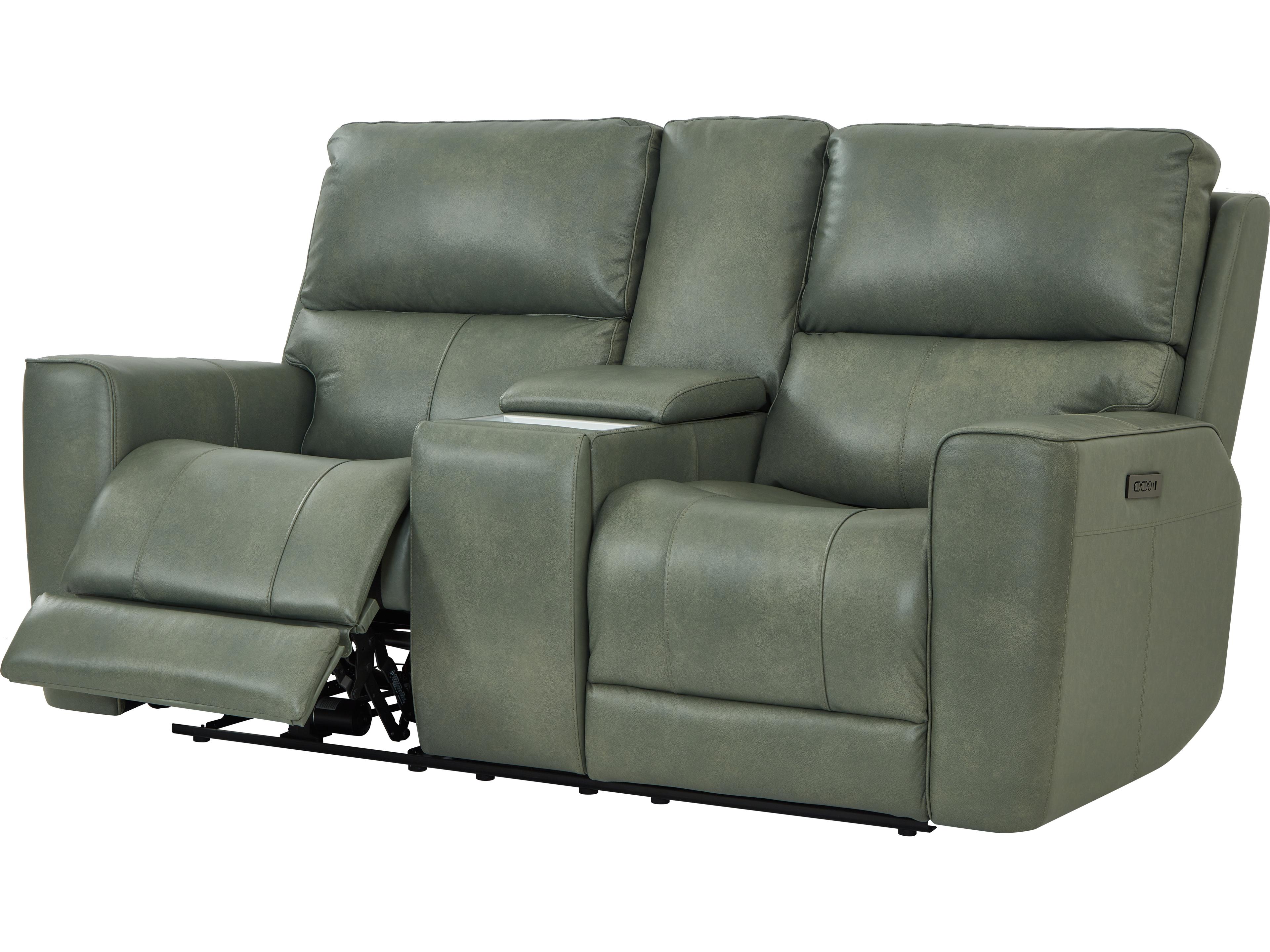 Leather Italia USA Laredo Loveseat - Console P2 - Zg 1607Lv S