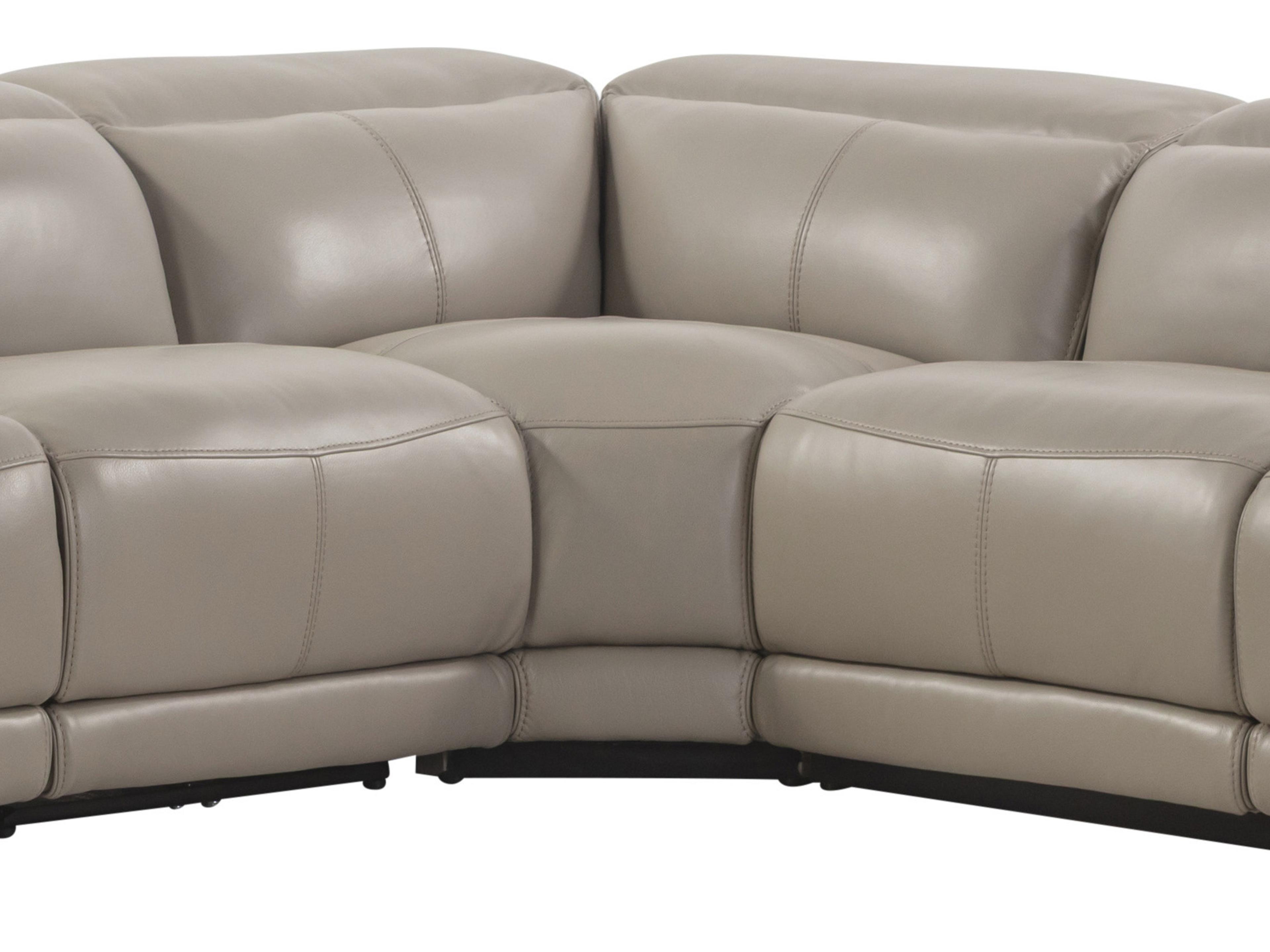 Leather Italia USA Ridgeway Wedge W- Square Corner 3303Lv Grey S