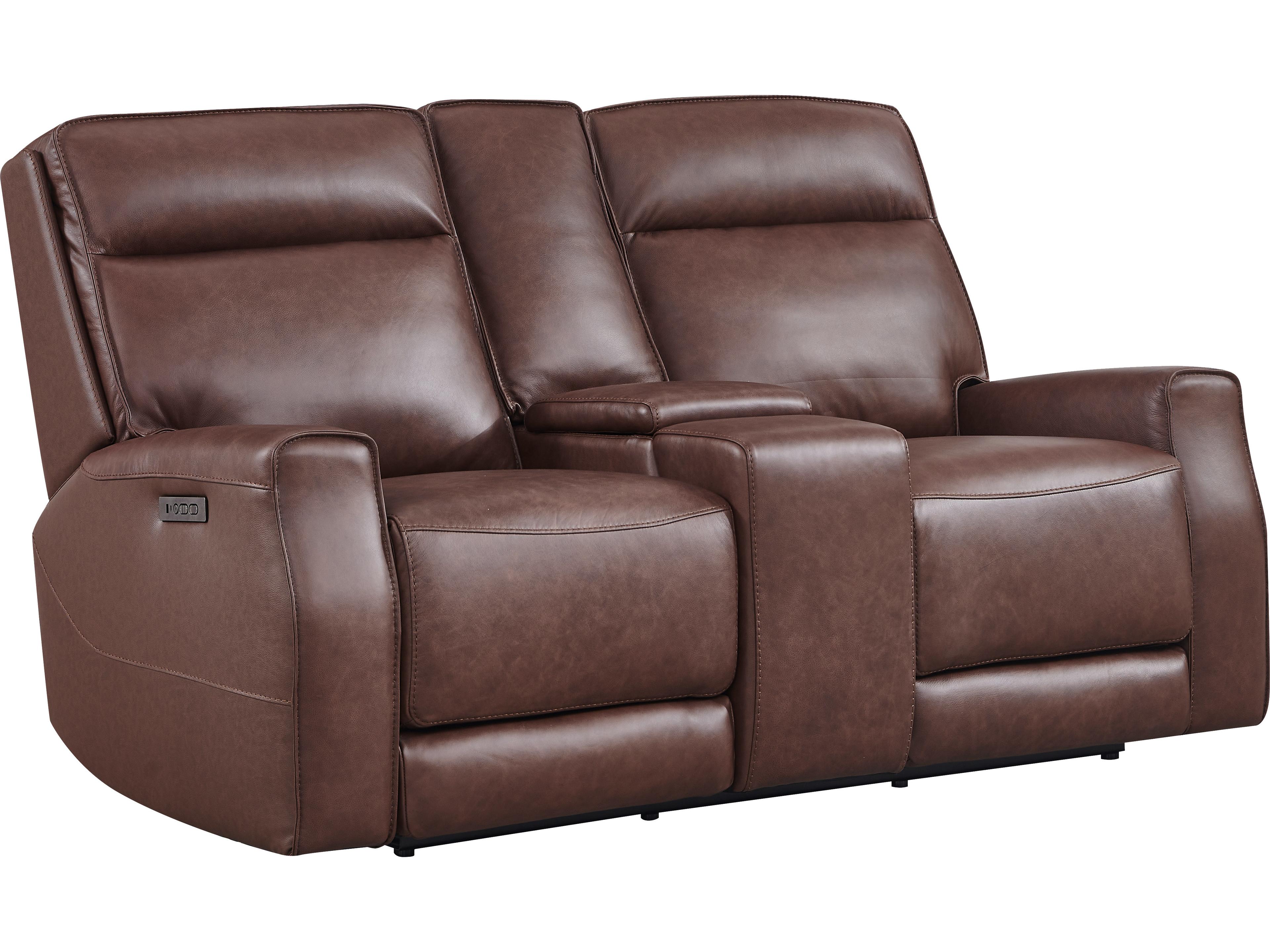 Leather Italia USA Sydney Loveseat - Console - P2 - Zg 1501Lv