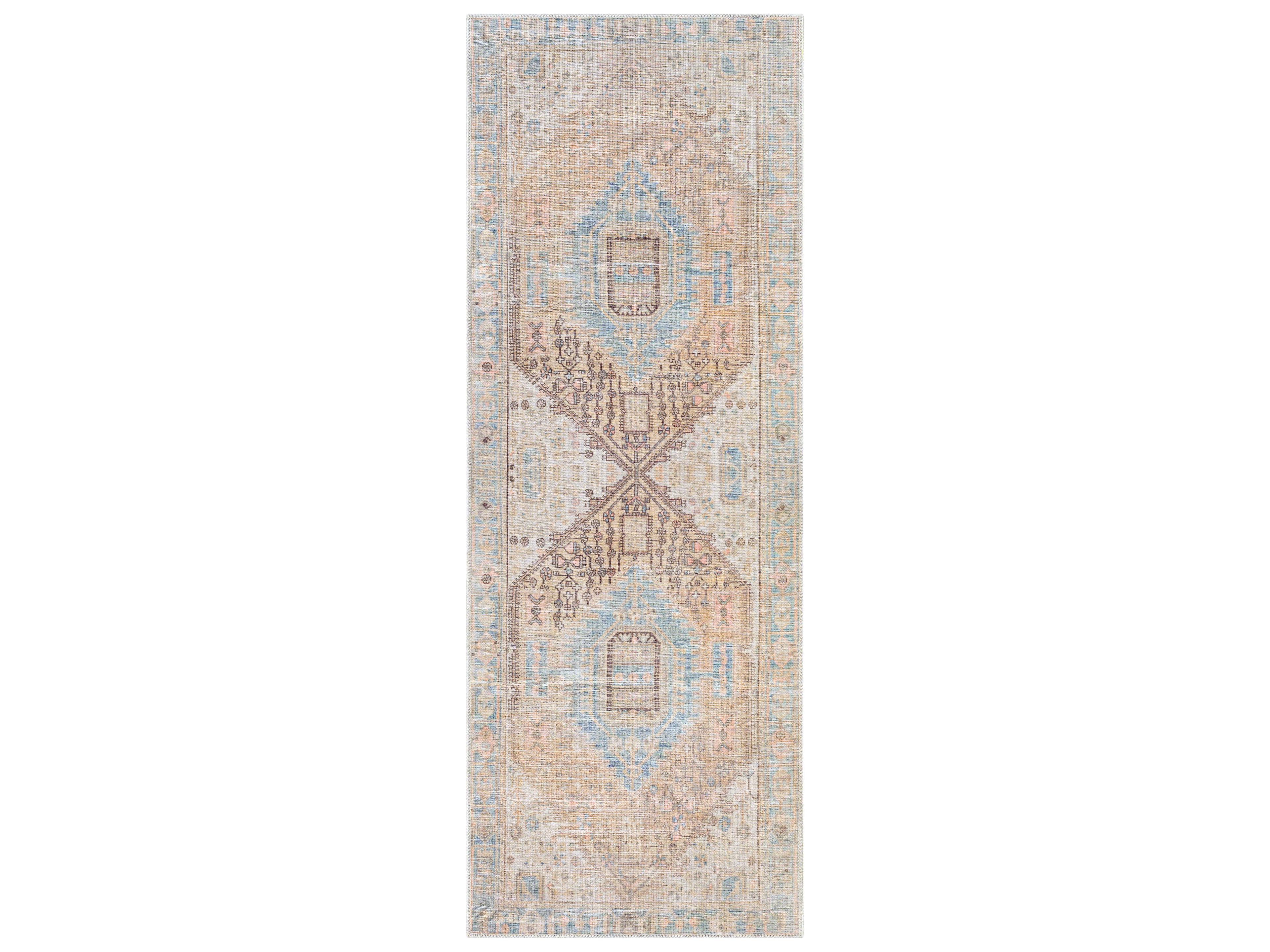 Livabliss by Surya Alanya Bordered Runner Area Rug
