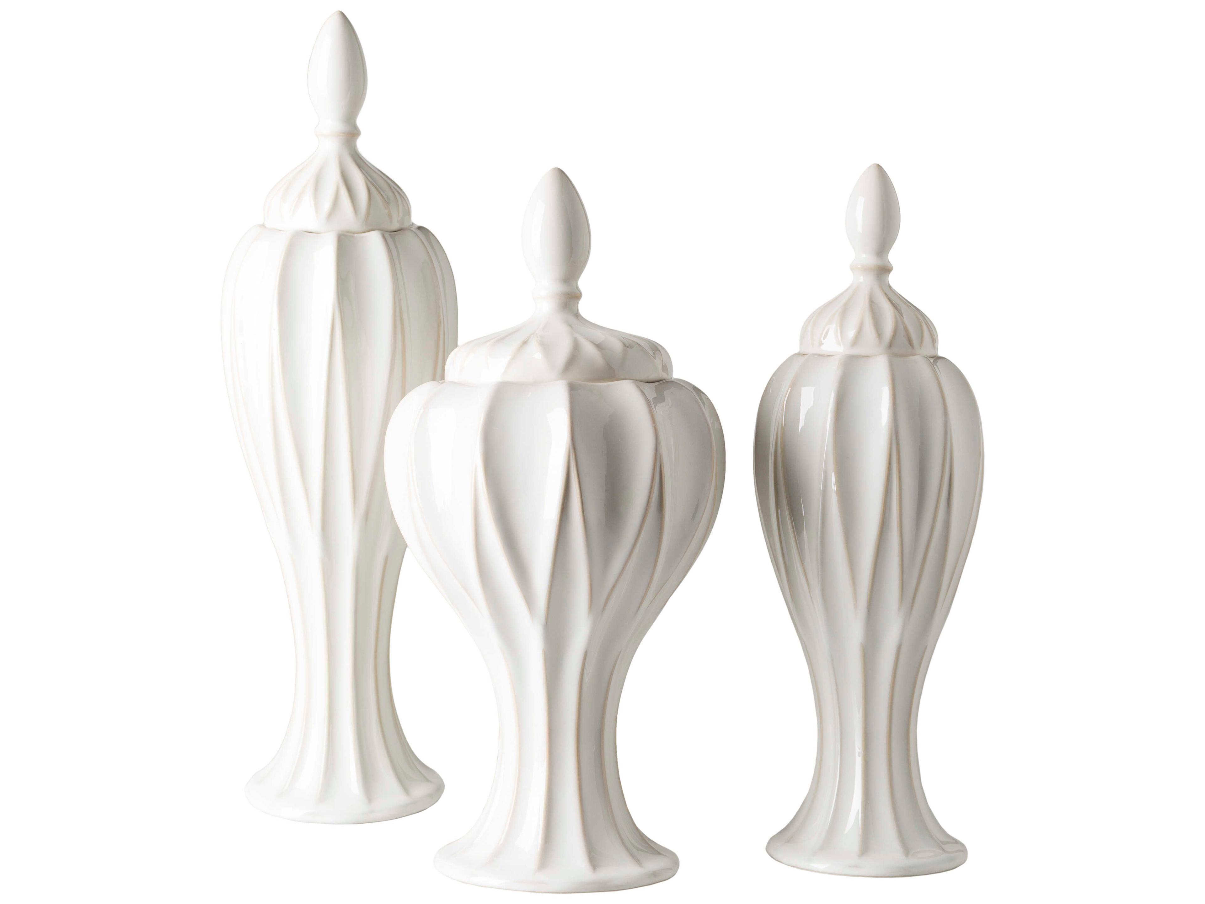 Livabliss by Surya Answorth Cream Vase (Set of 3)
