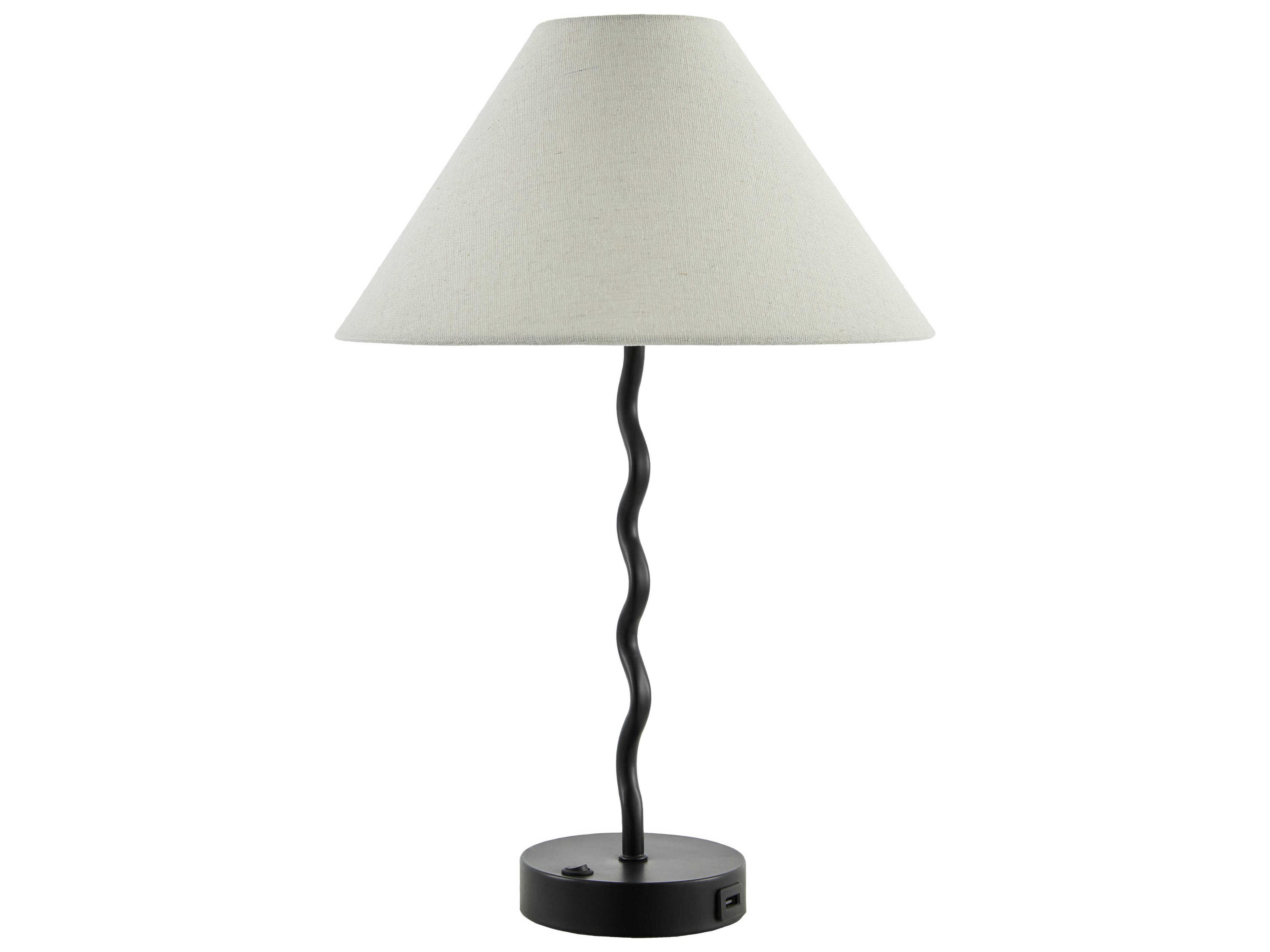 Livabliss by Surya Begonia Black Table Lamp (Set of 2)
