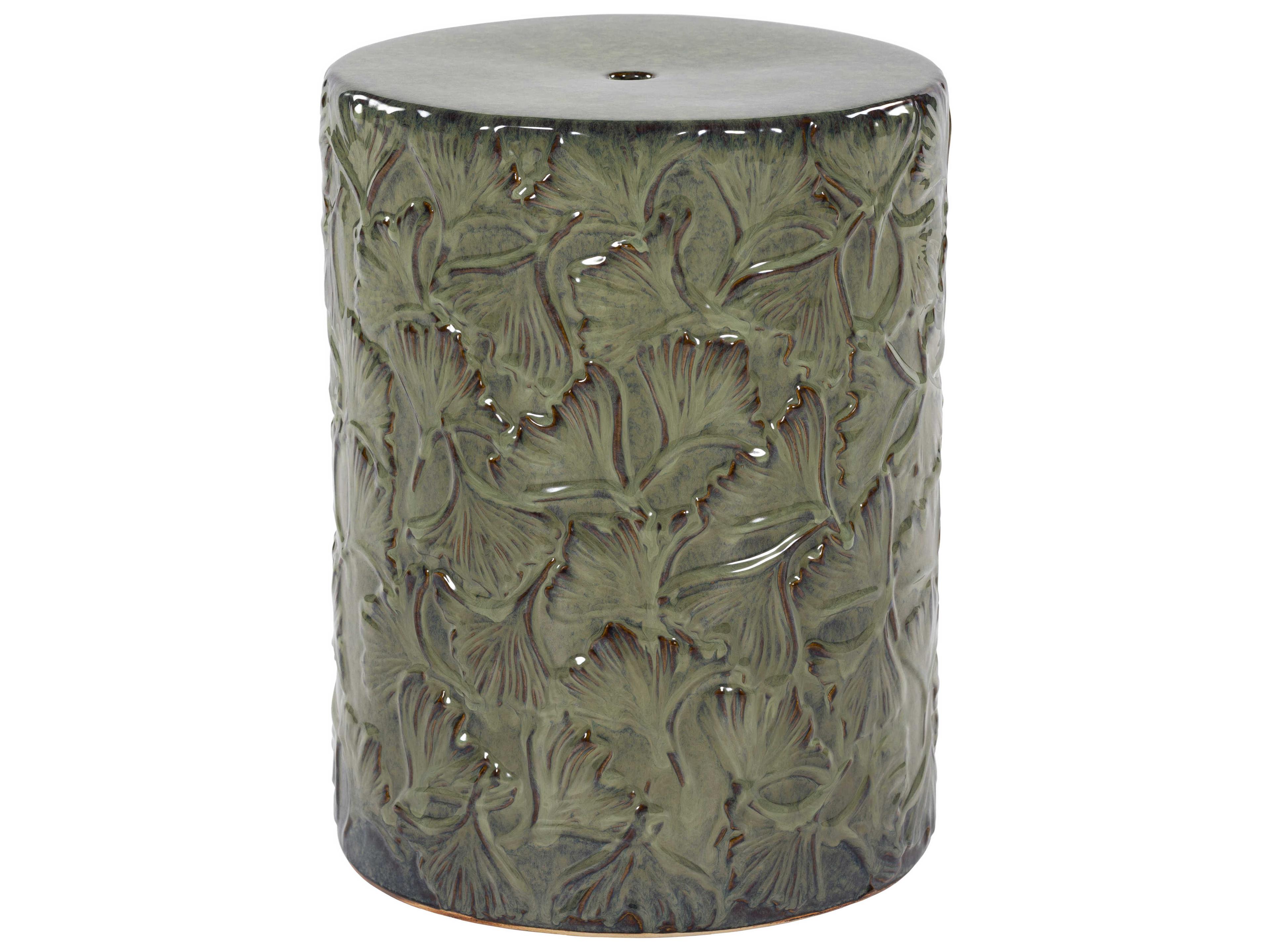 Livabliss by Surya Bishop Green Accent Stool