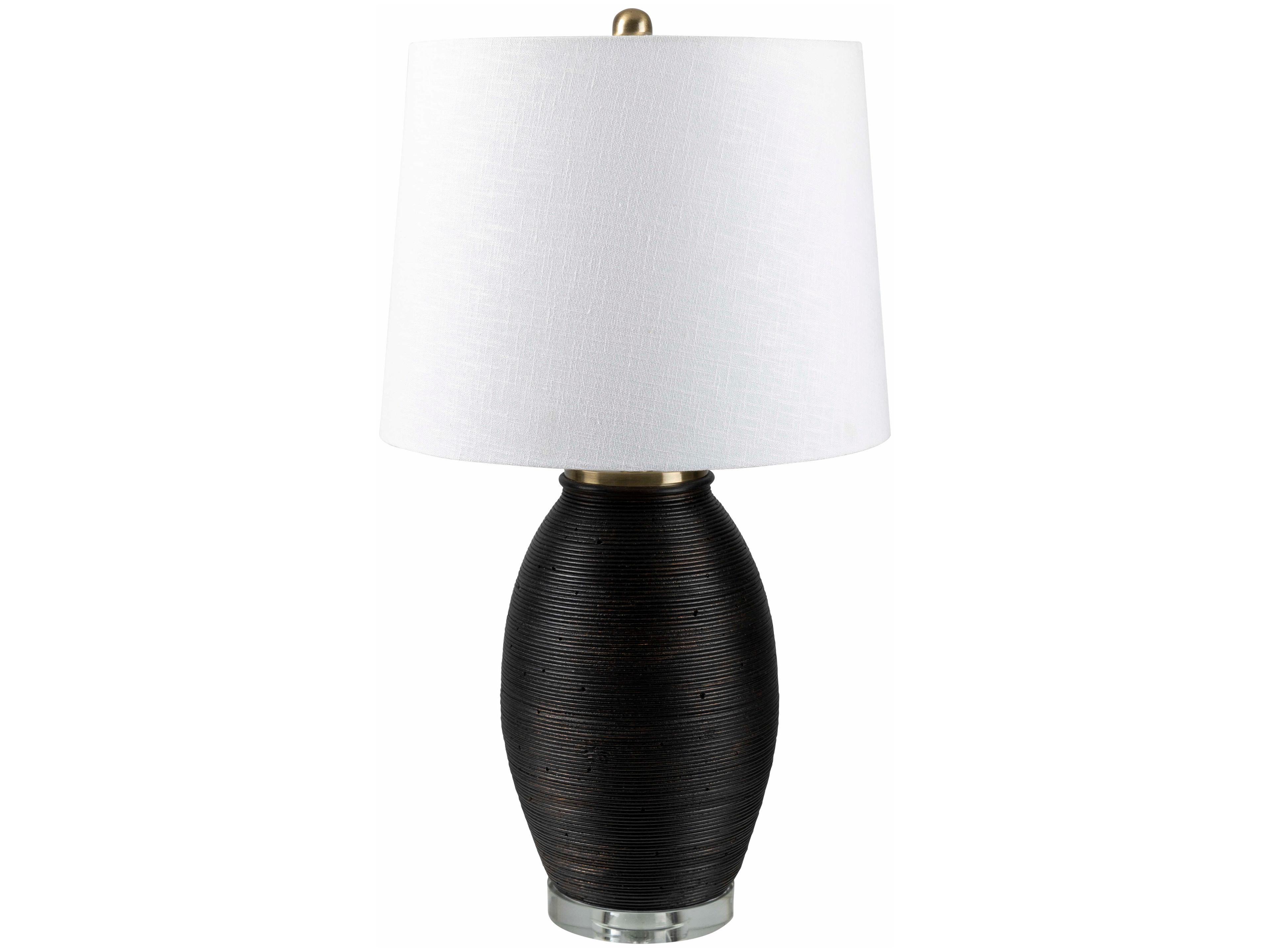 Livabliss by Surya Brillo Black Buffet Lamp