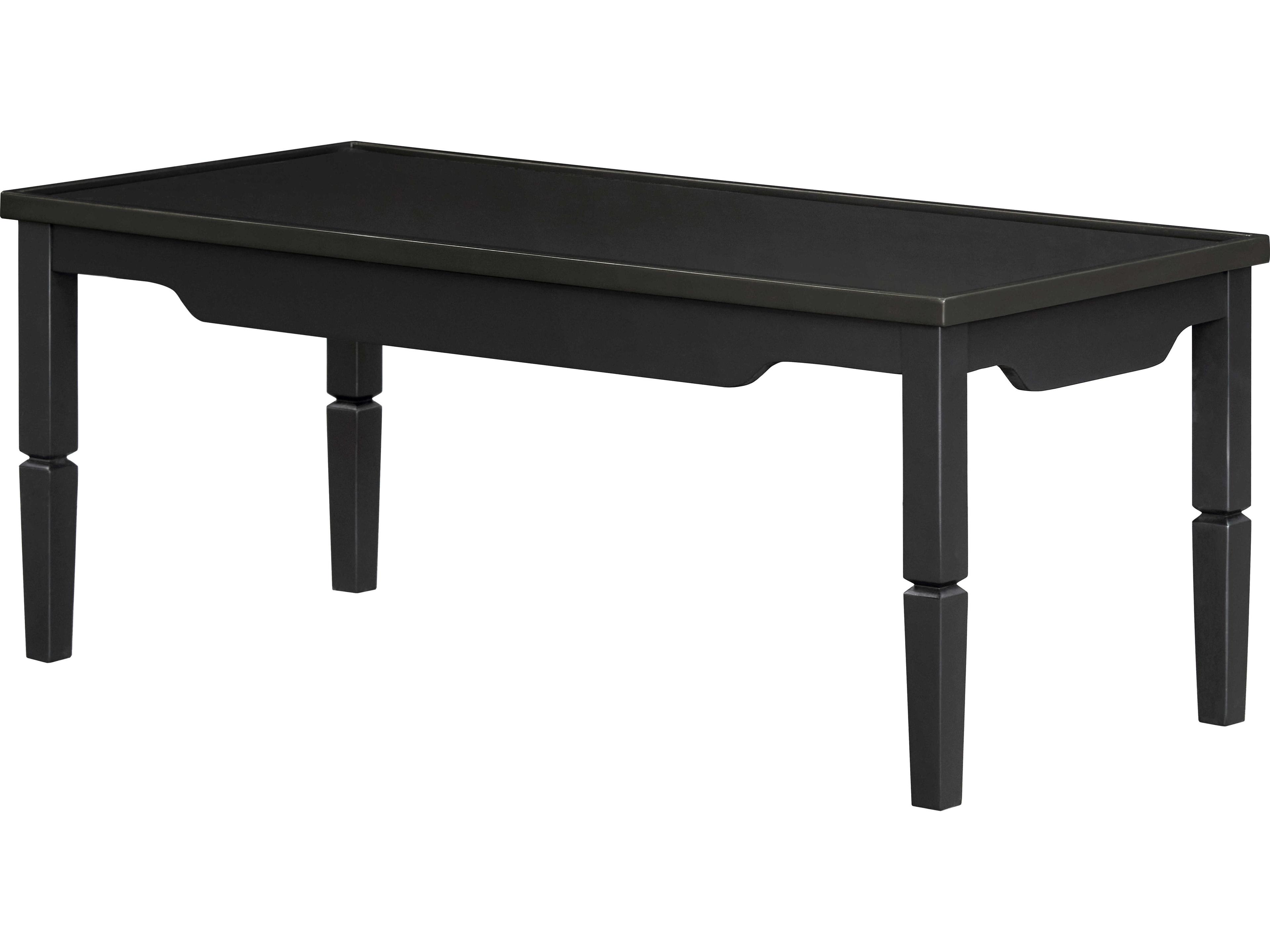 Livabliss by Surya Becki Owens Doheny Rectangular Wood Black Coffee Table
