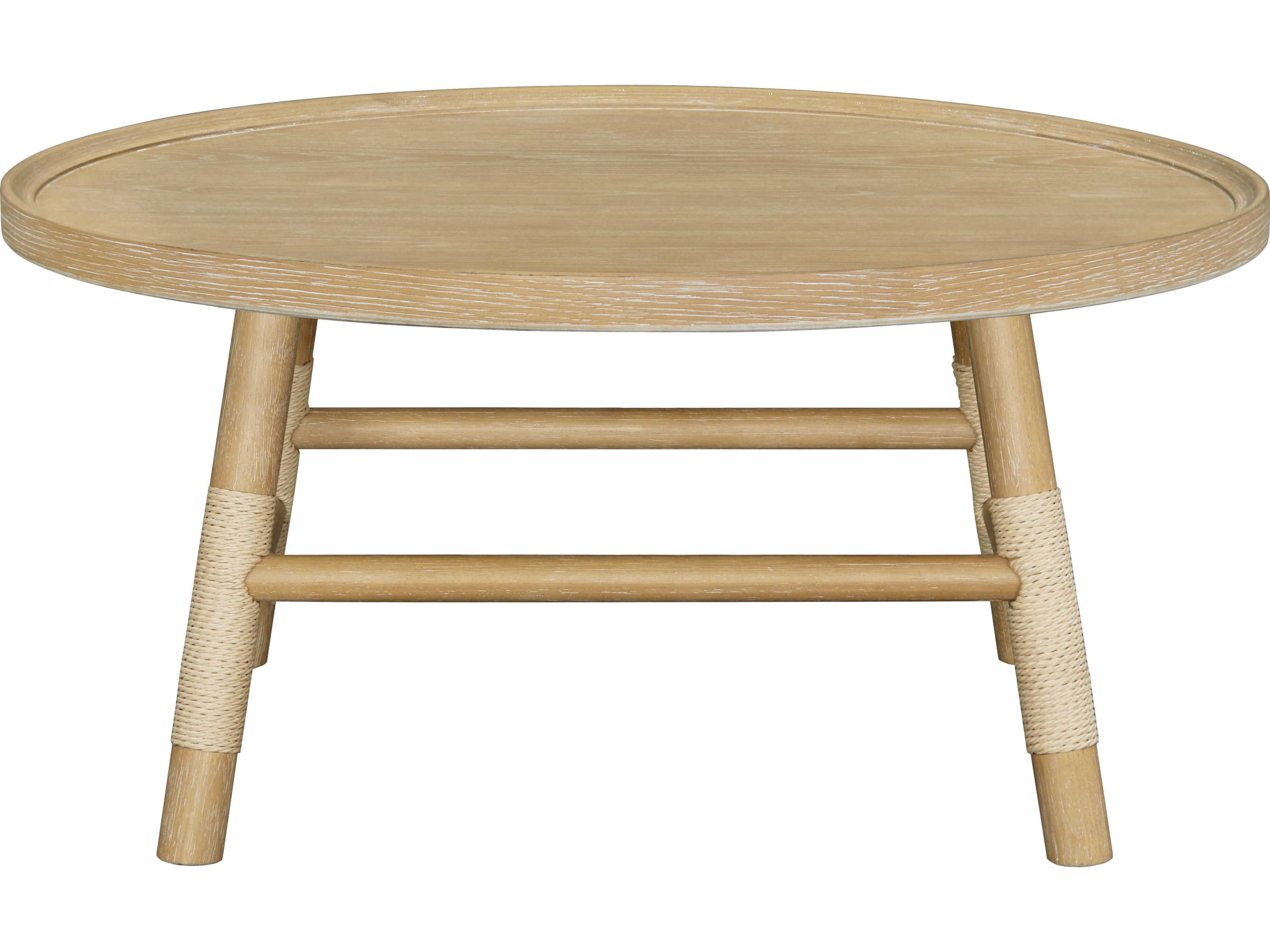 Livabliss by Surya Becki Owens Esmarca Round Wood Brown Coffee Table