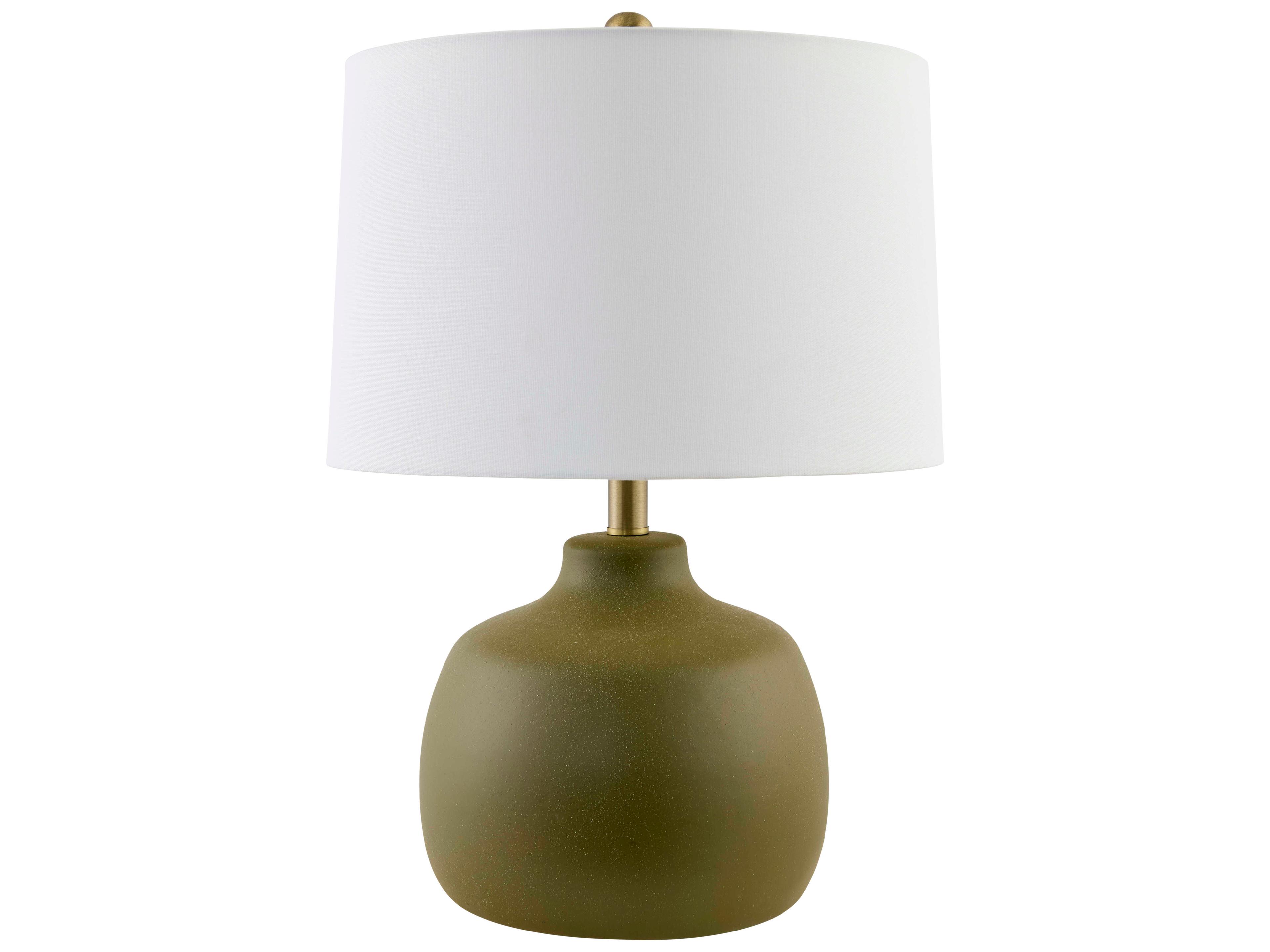 Livabliss by Surya Braxton Green Table Lamp