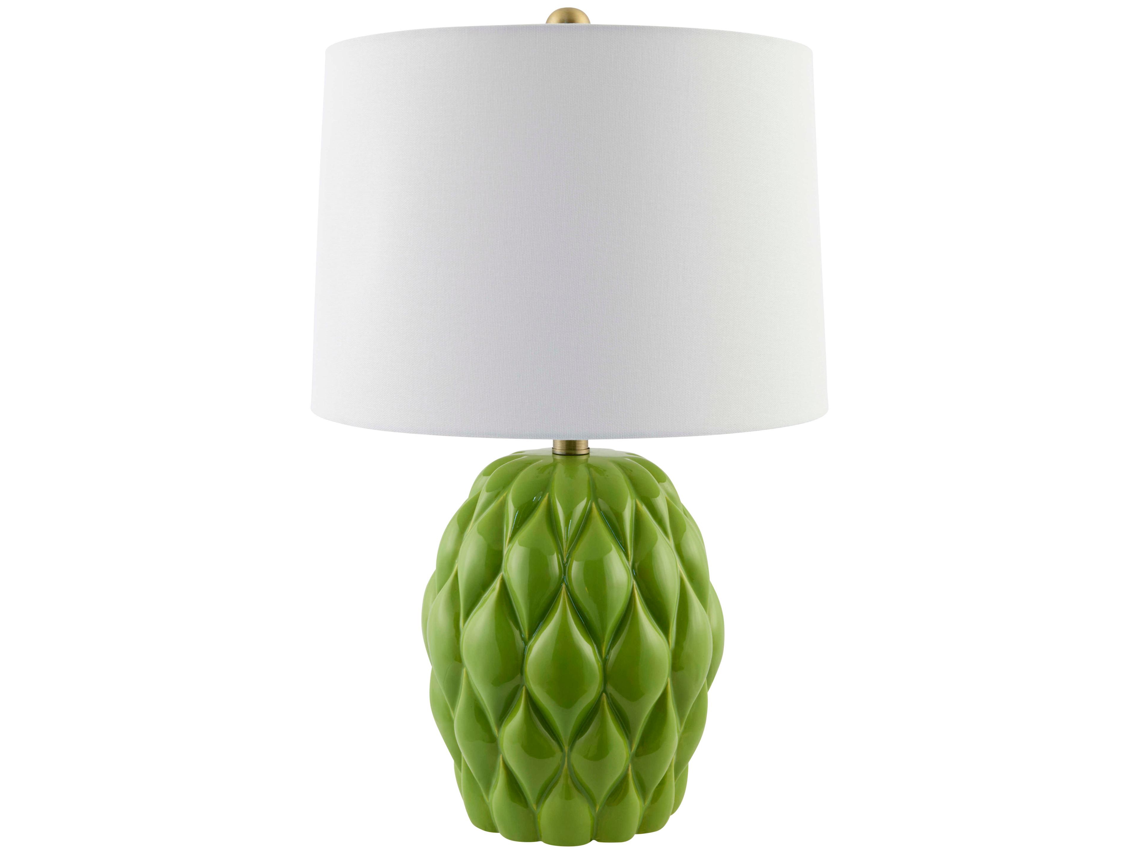 Livabliss by Surya Cagli Grass Green Table Lamp