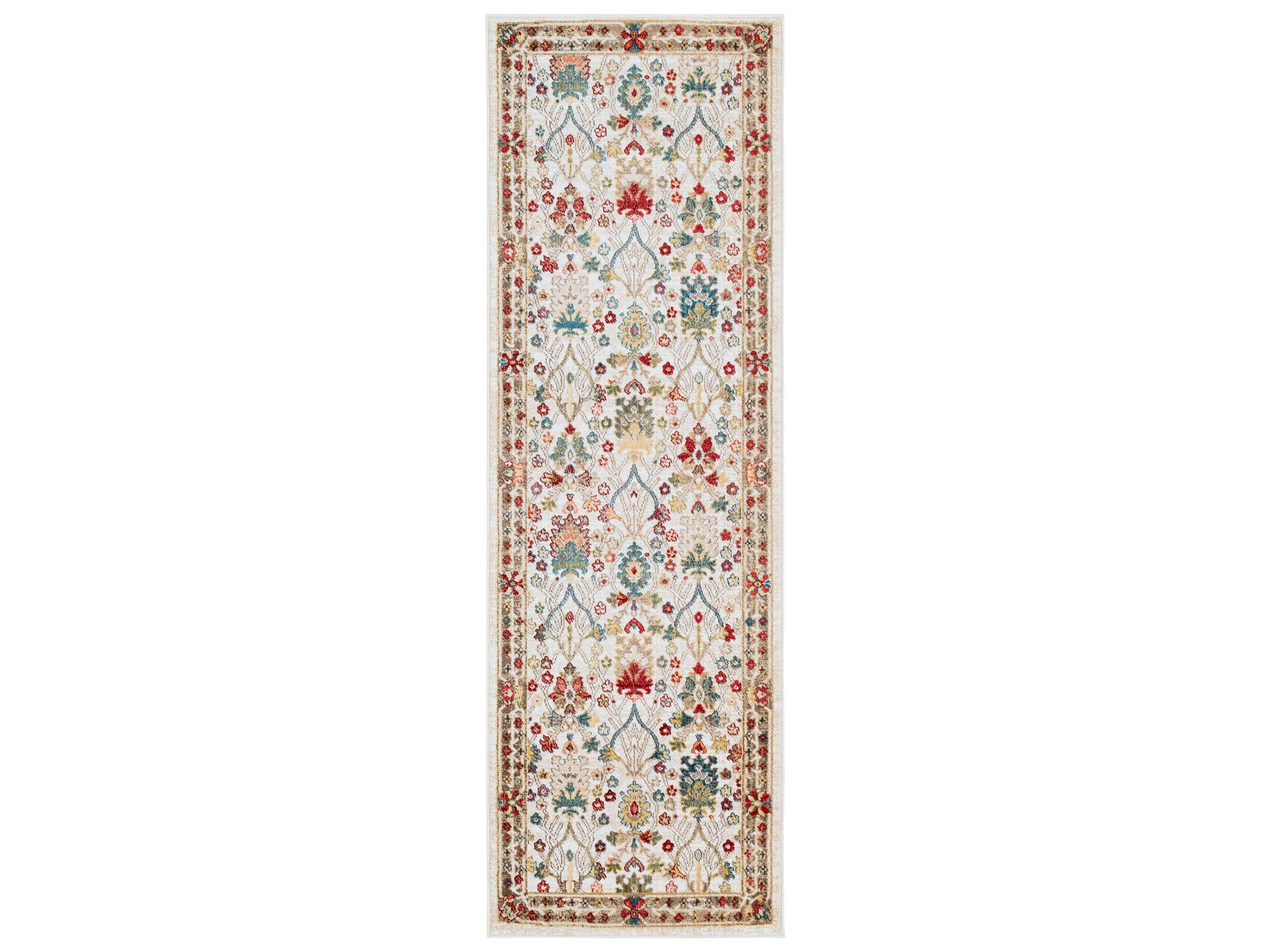 Crafty Bordered Runner Area Rug