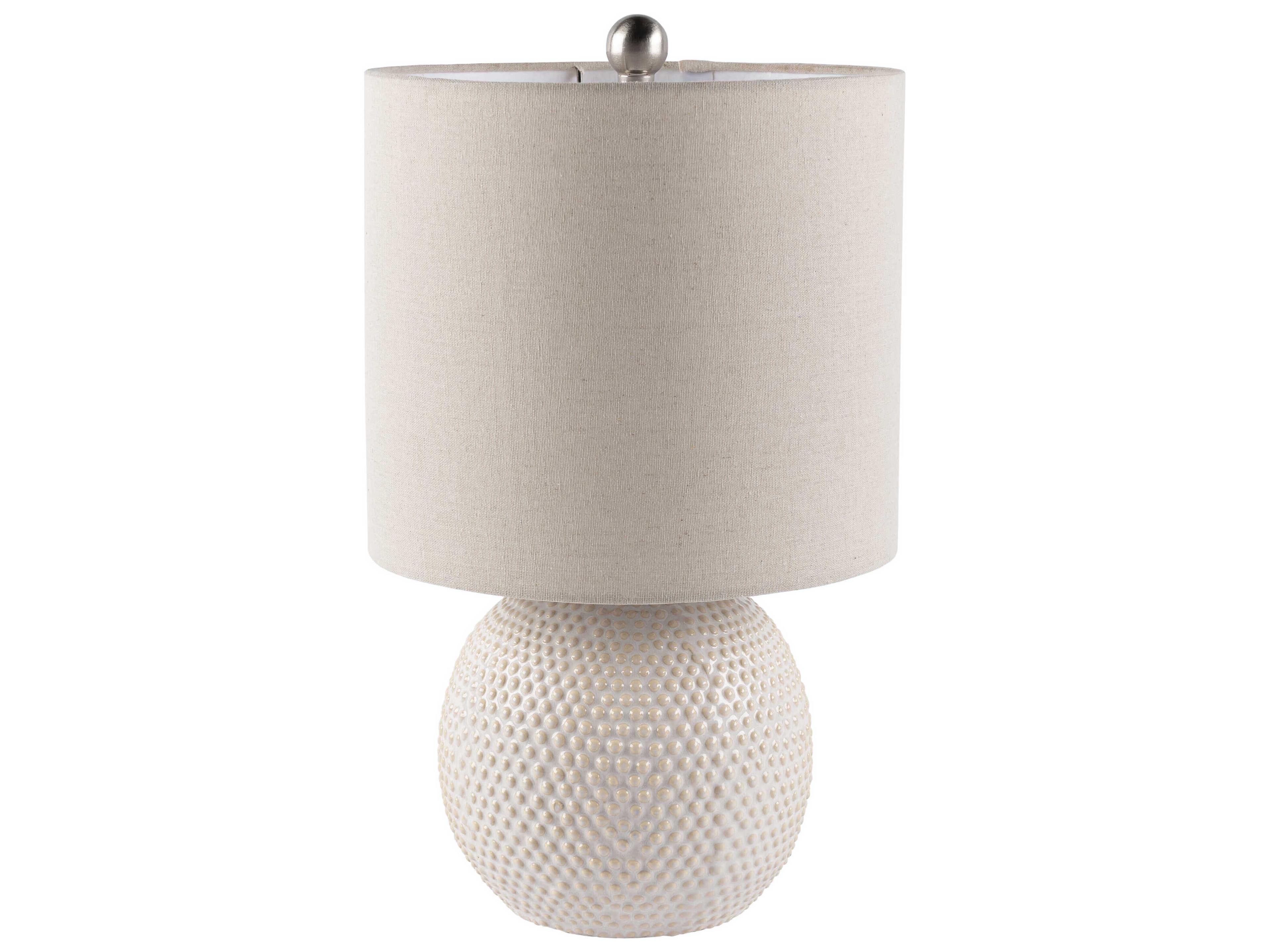 Dragon Beige White Table Lamp