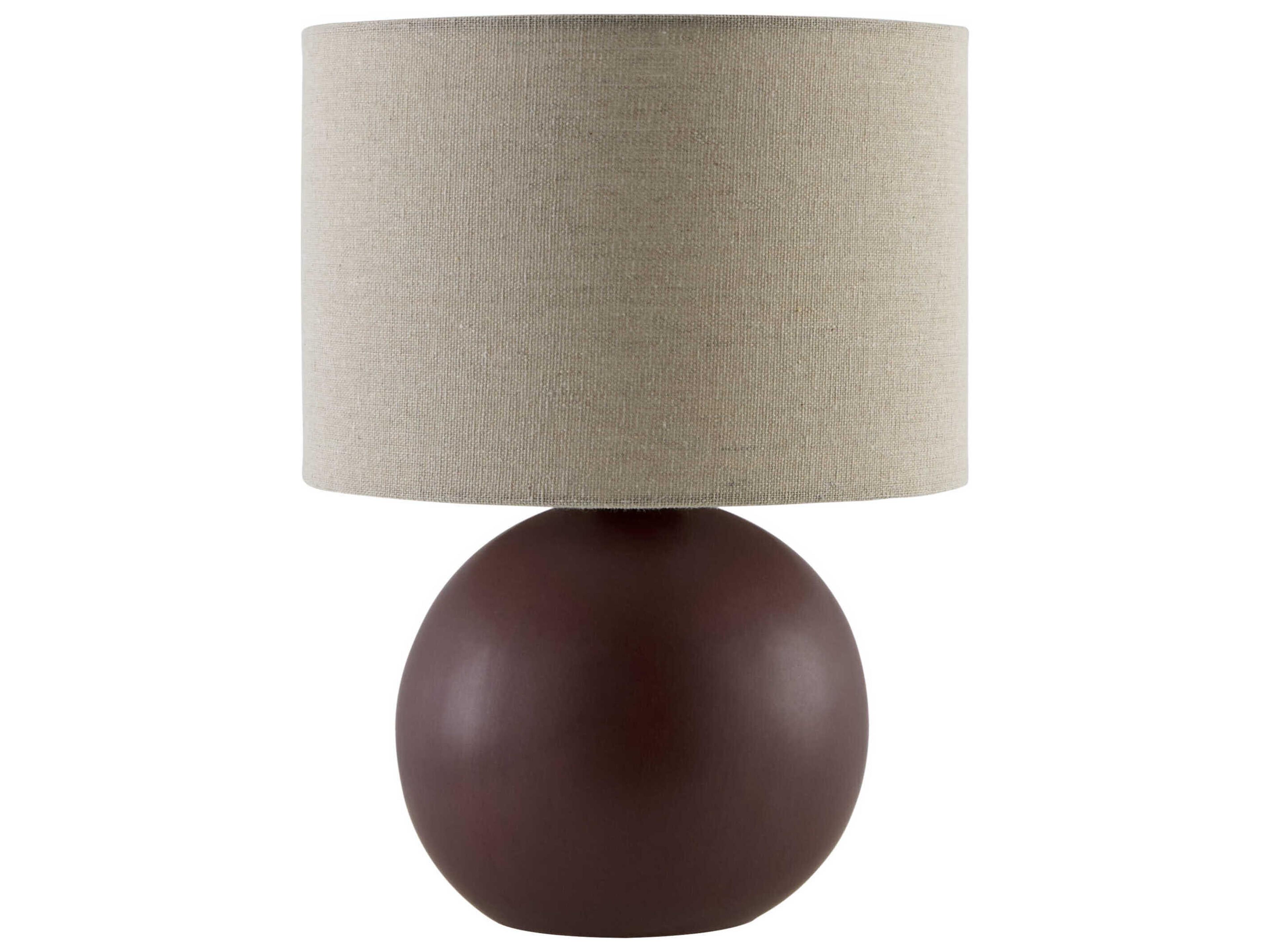 Livabliss by Surya Elio Dark Brown Table Lamp