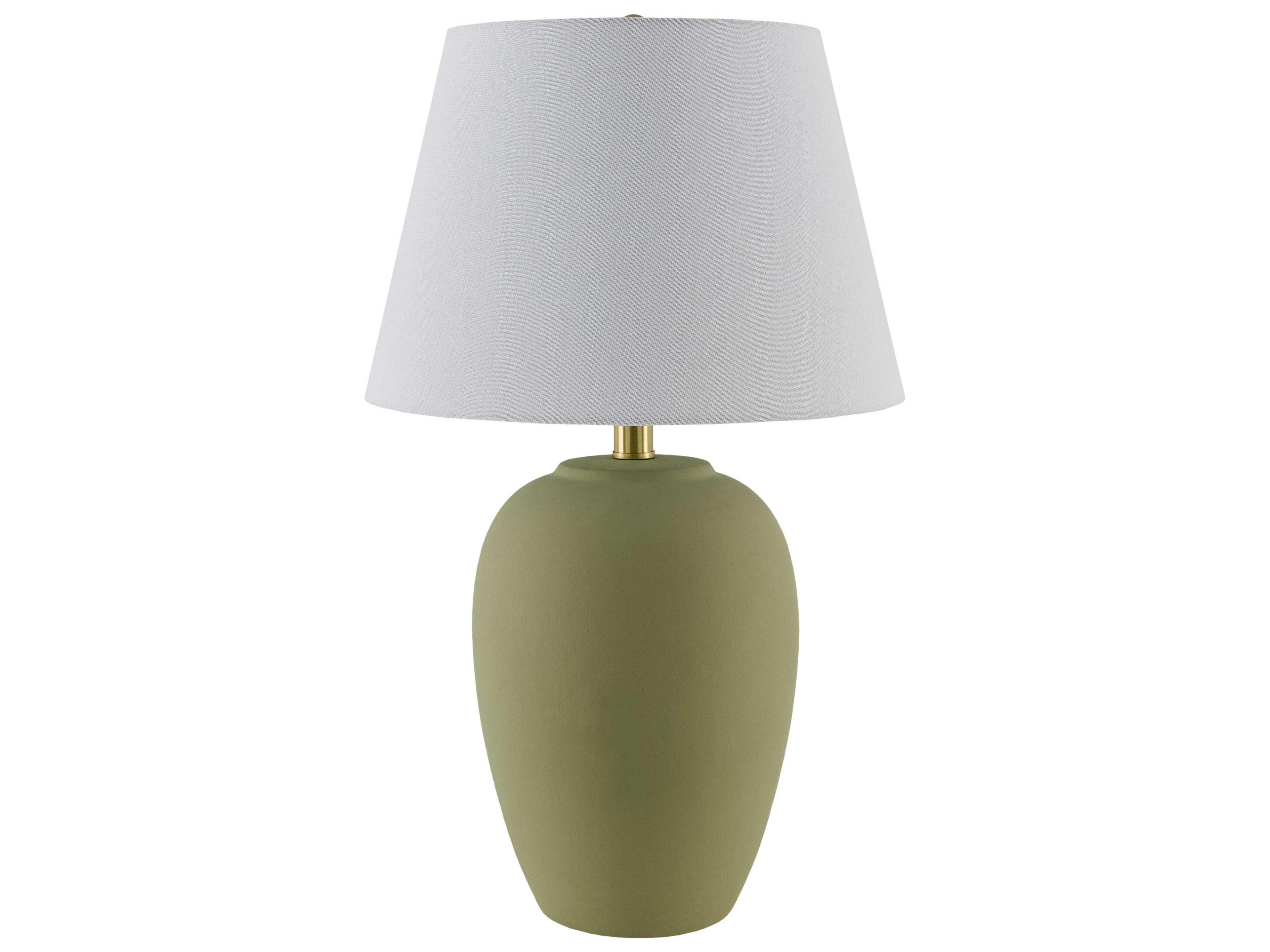 Livabliss by Surya Matera Green Table Lamp