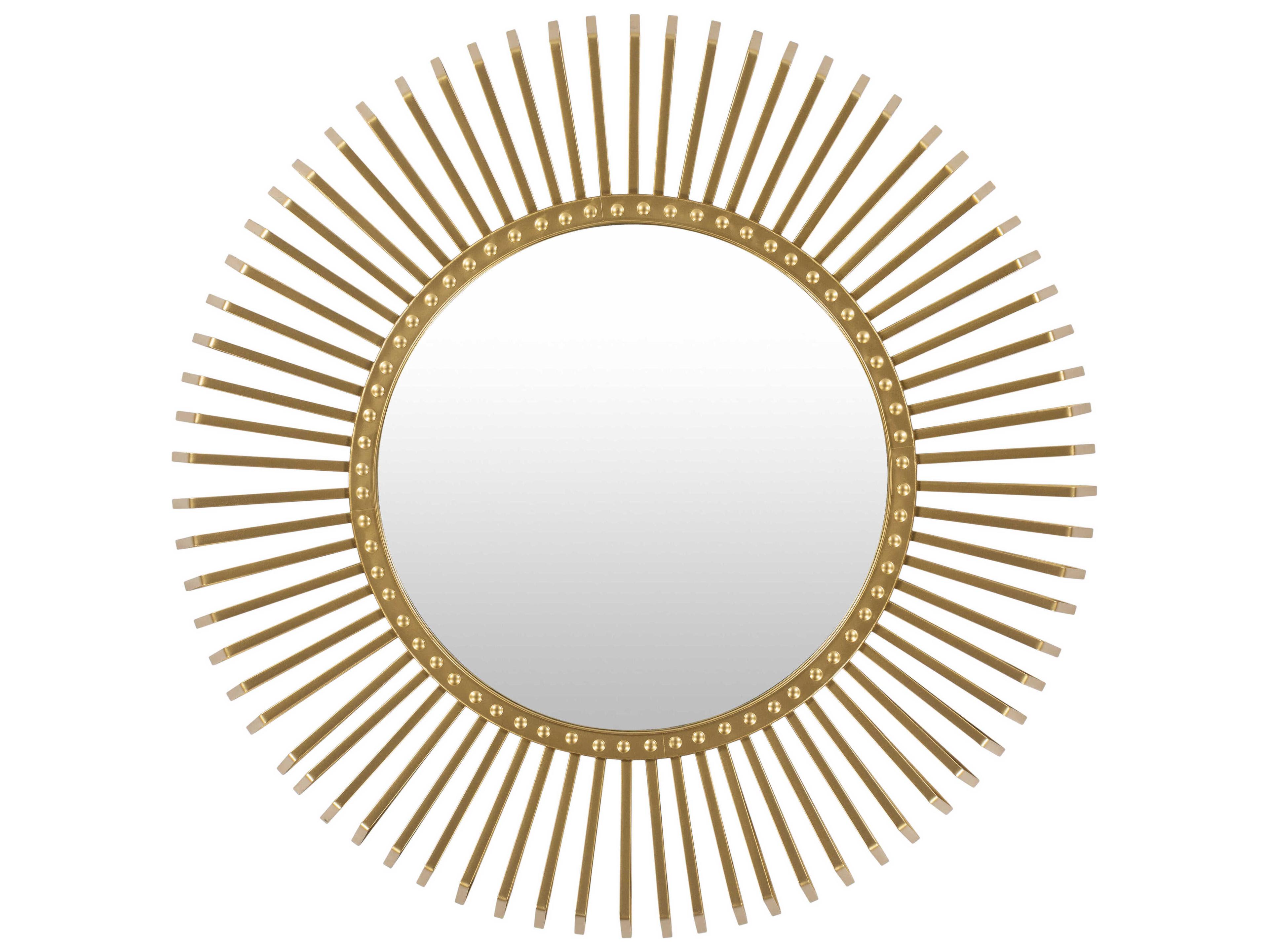 Livabliss by Surya Errol Gold Wall Mirror Sunburst