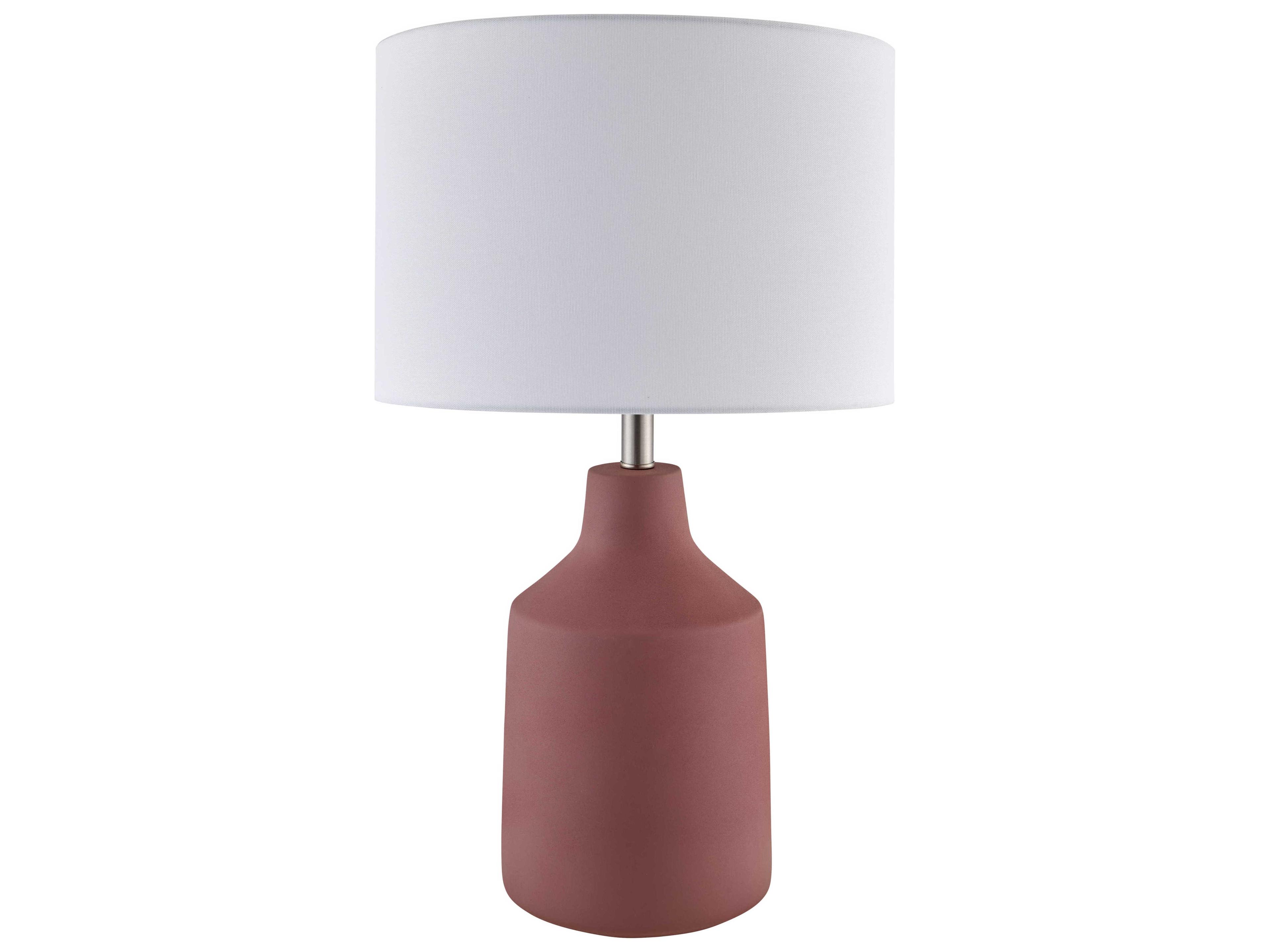 Livabliss by Surya Foreman Brick Red Table Lamp