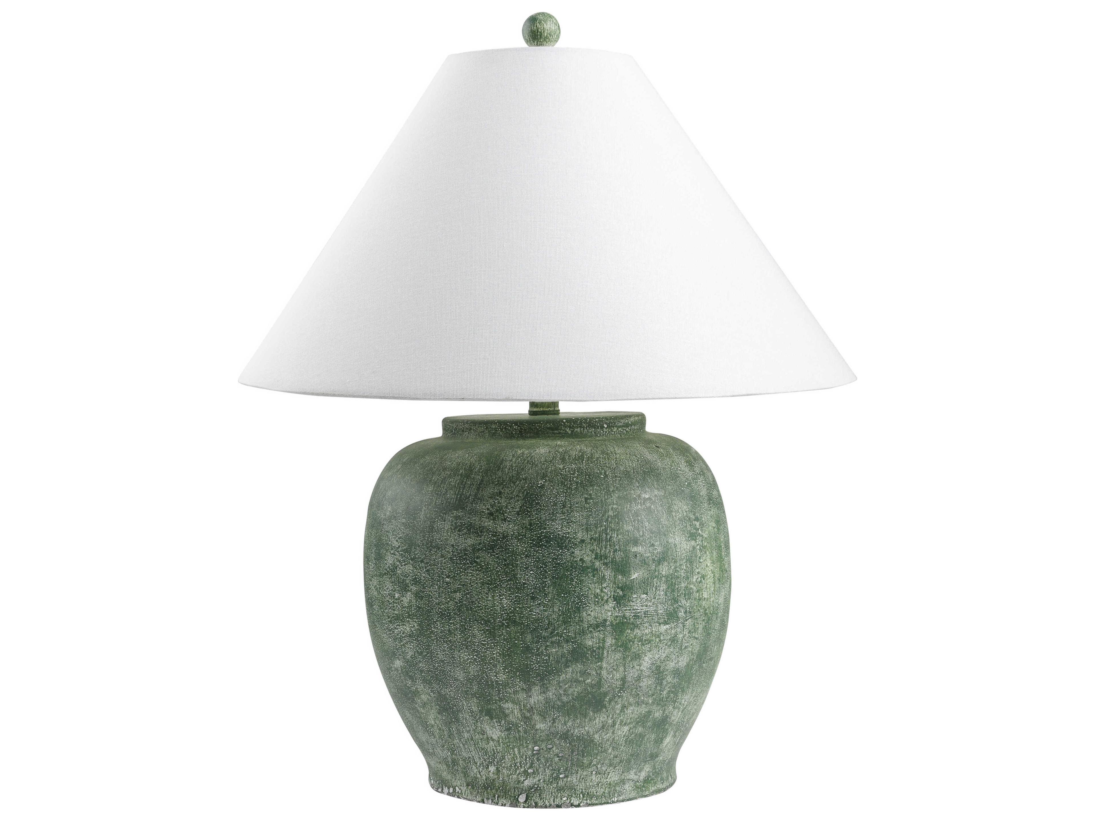 Livabliss by Surya Forest Green Buffet Lamp
