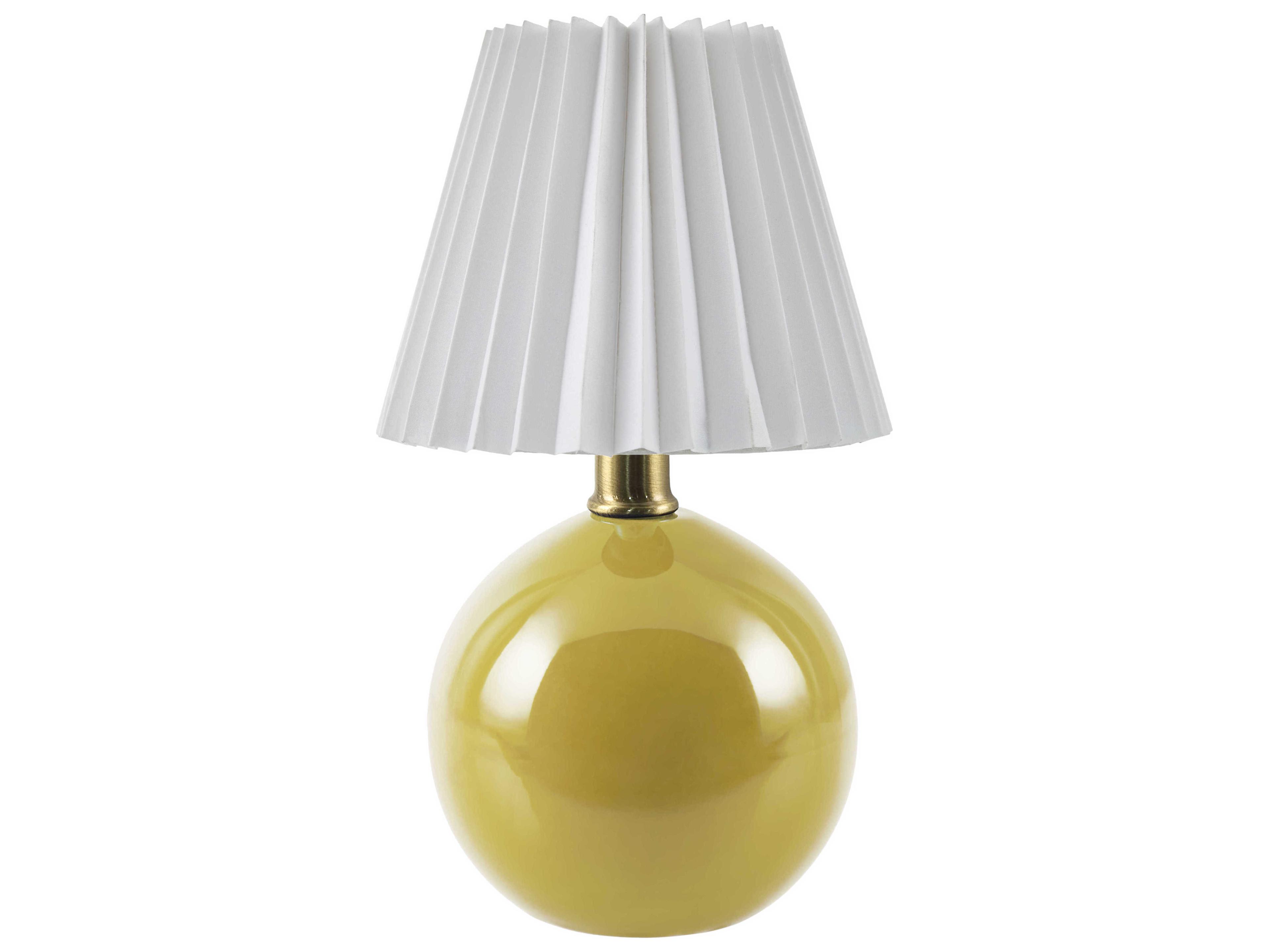 Livabliss by Surya Ferez Bright Yellow Table Lamp