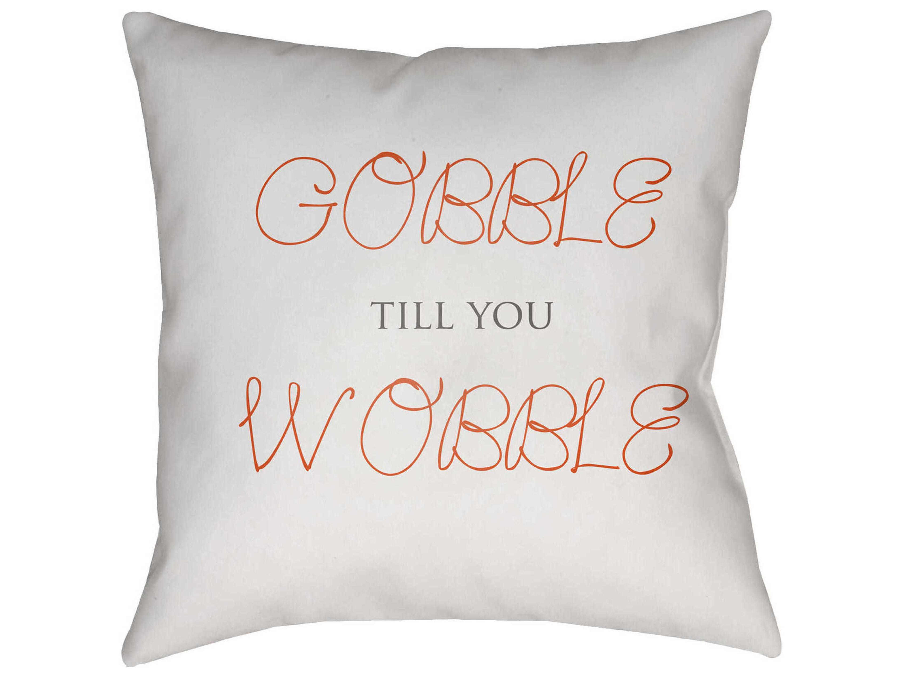 Livabliss by Surya Gobble Till You Wobble Pillows
