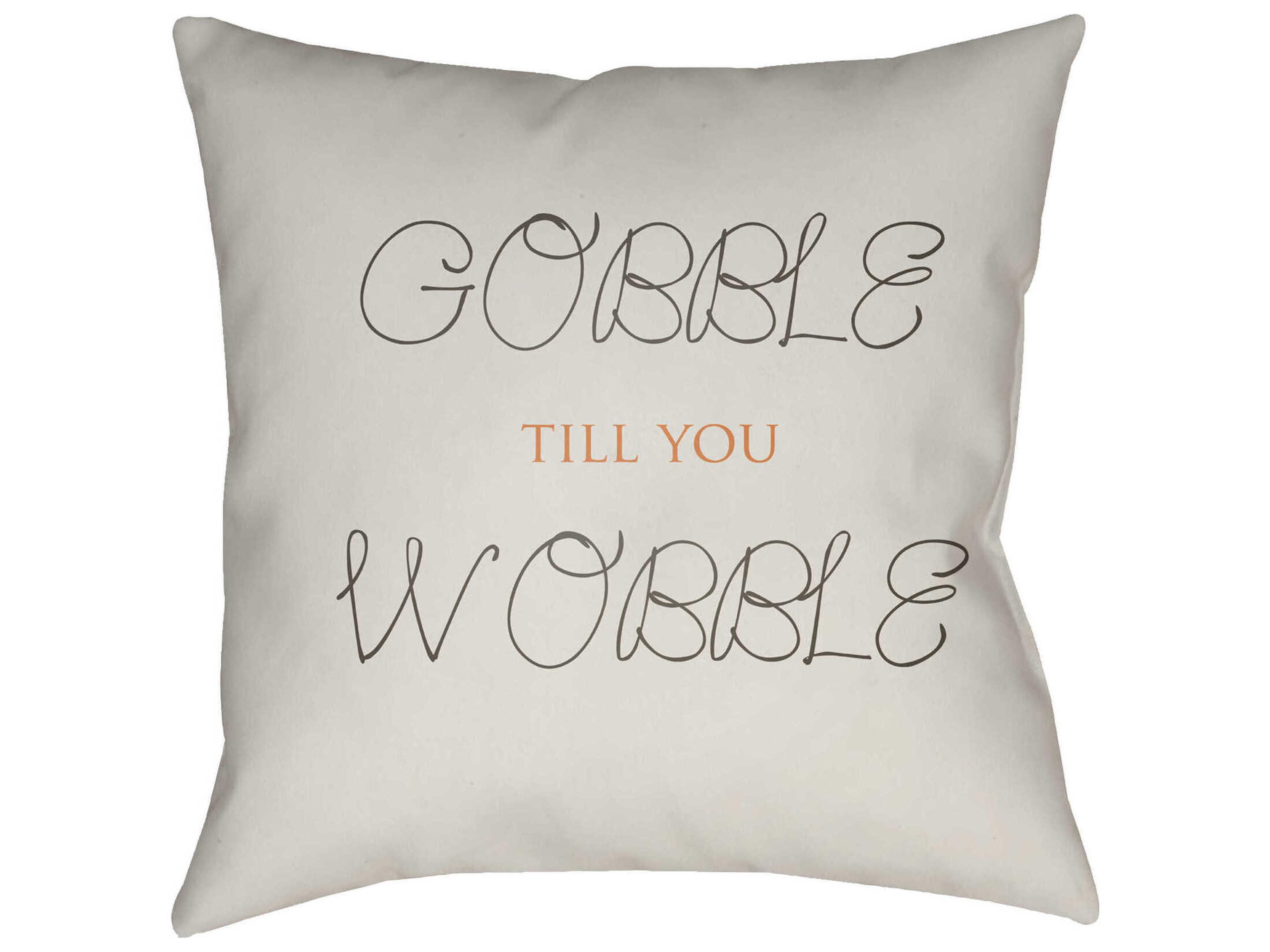 Livabliss by Surya Gobble Till You Wobble Pillows