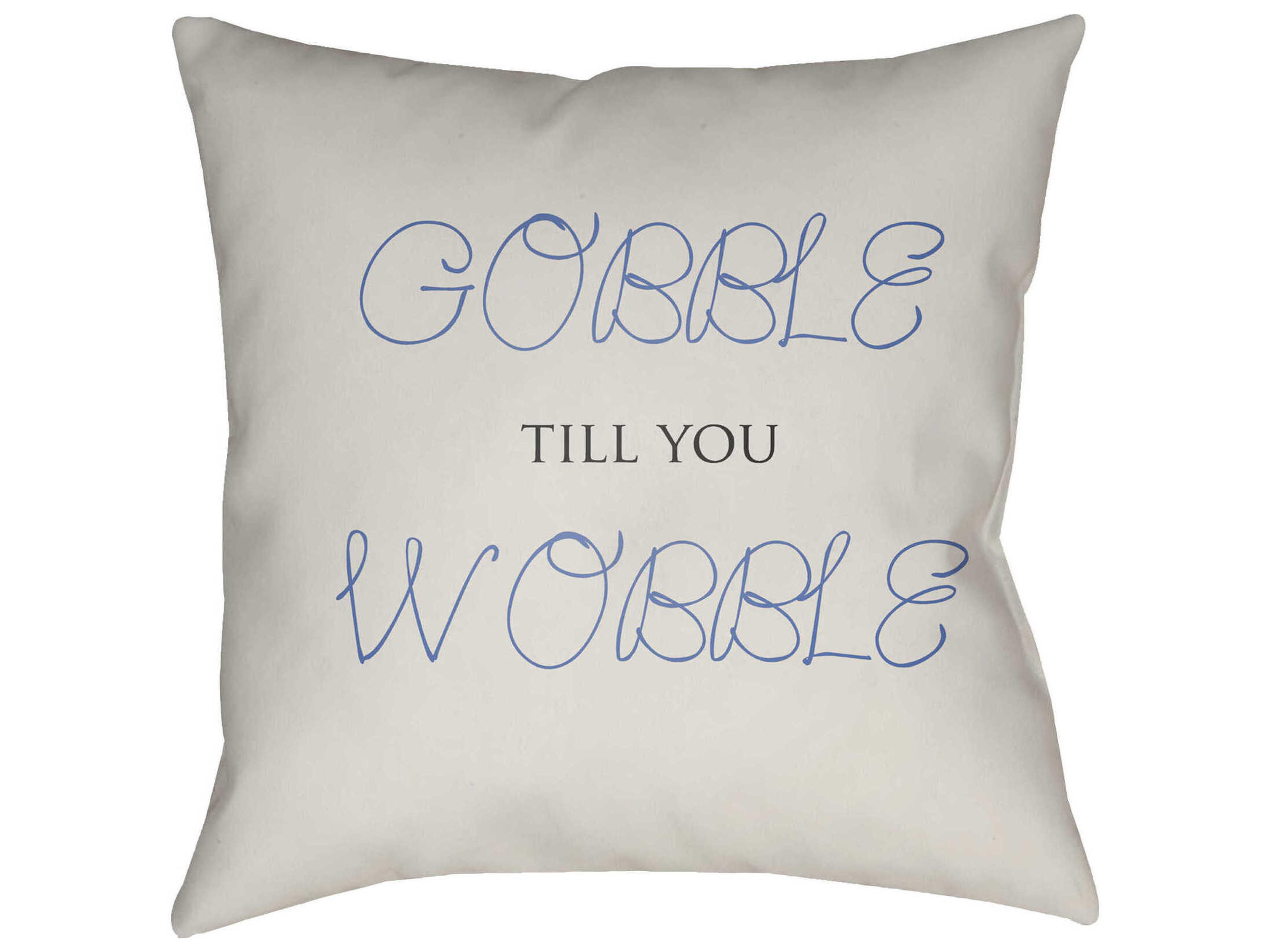 Livabliss by Surya Gobble Till You Wobble Pillows