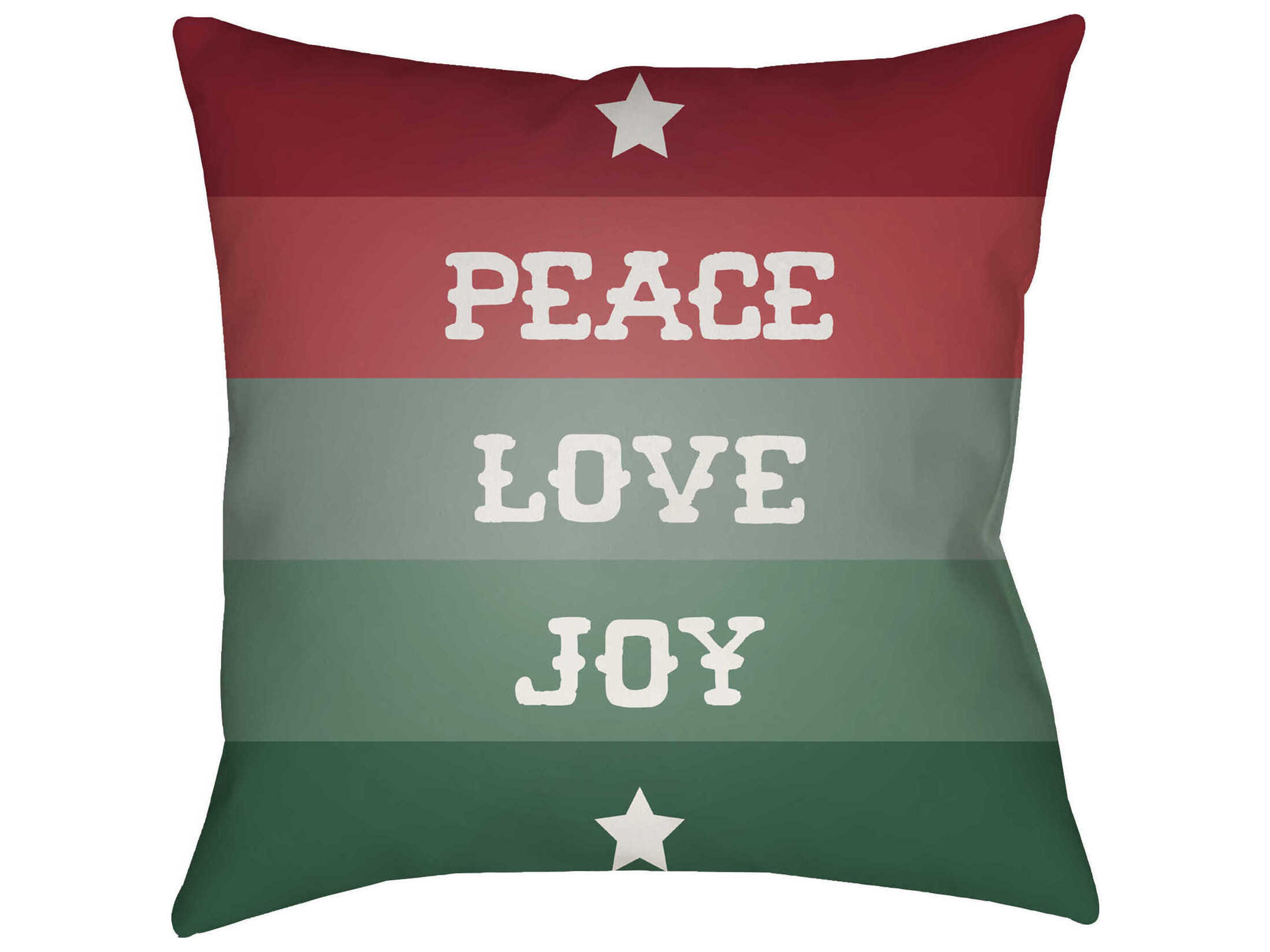 Livabliss by Surya Peace Love Joy Pillows