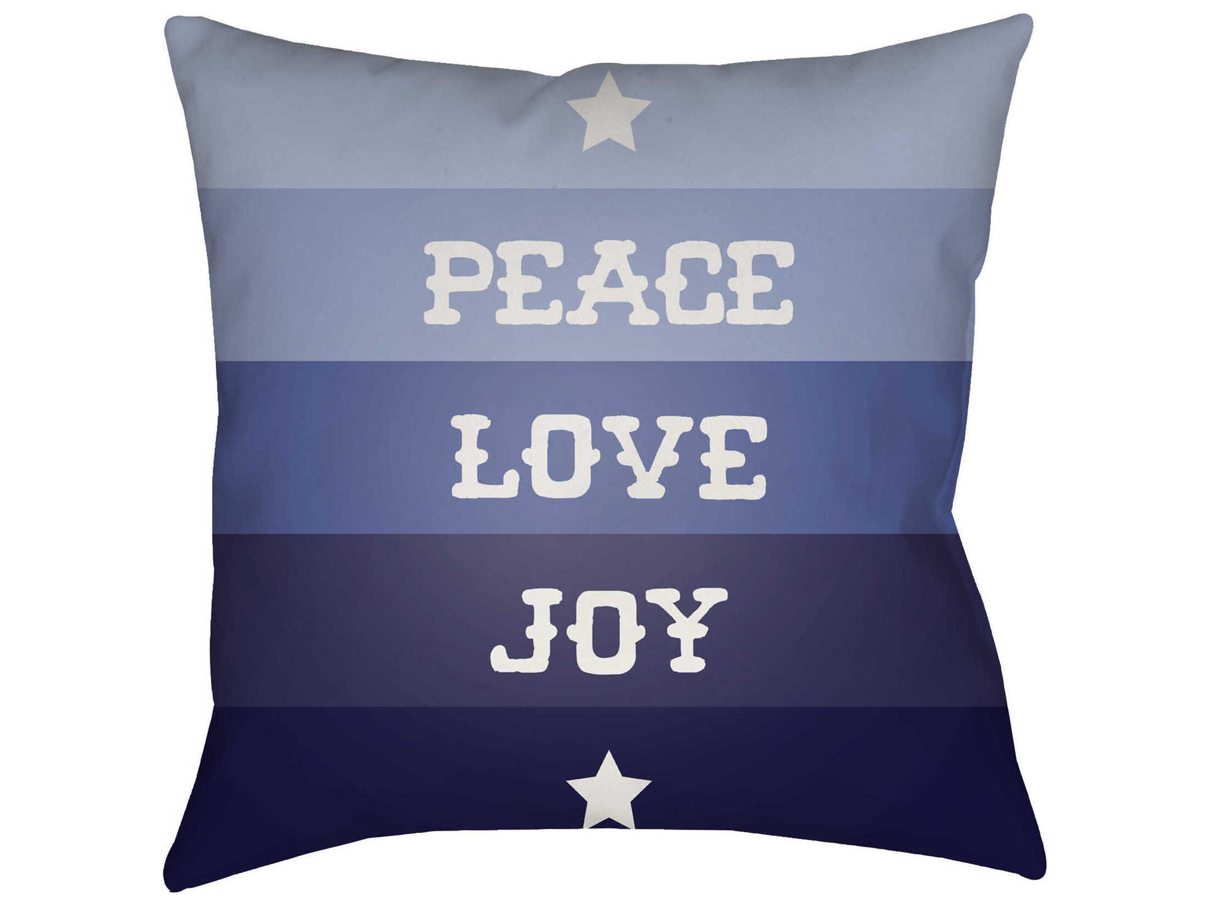 Livabliss by Surya Peace Love Joy Pillows